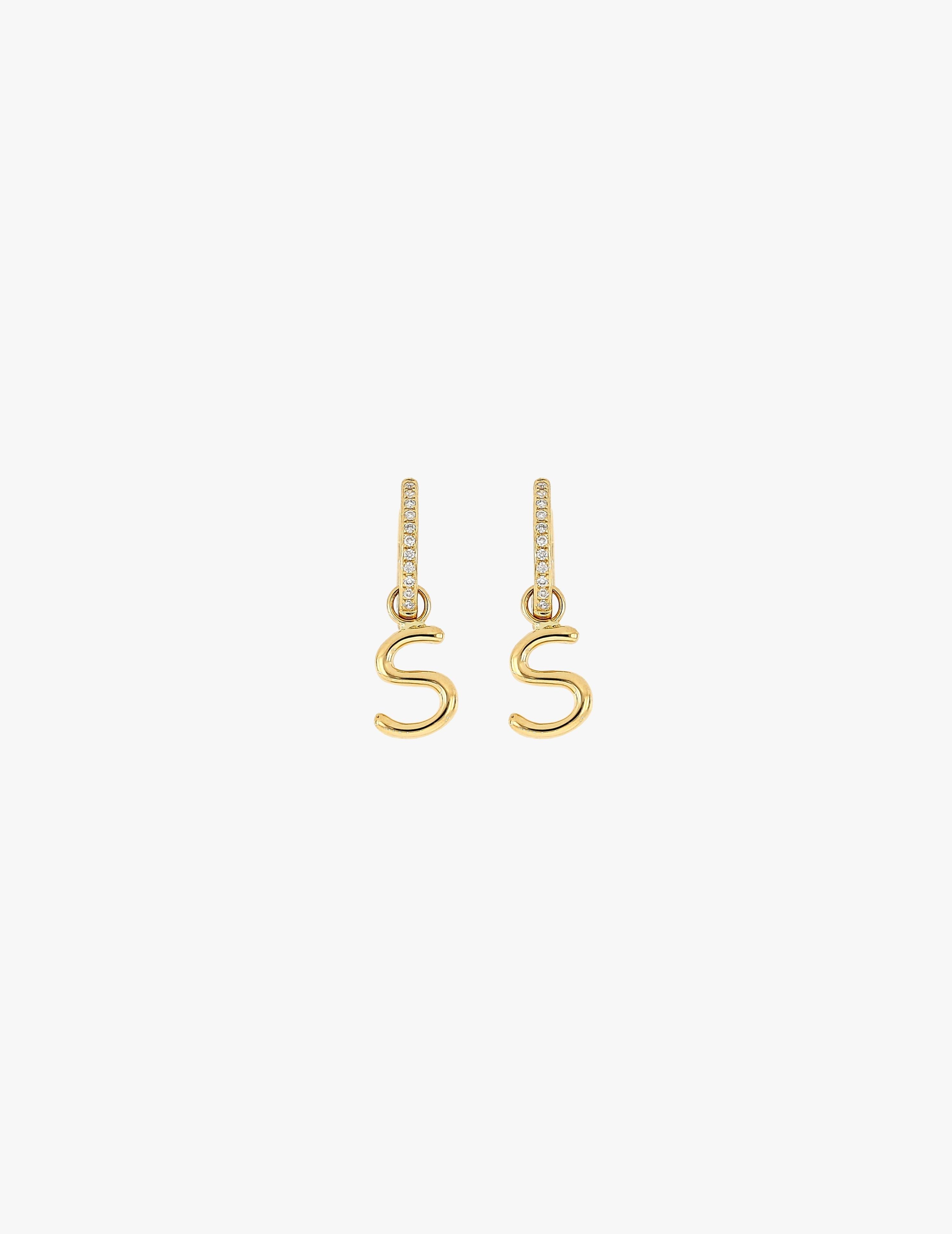 Alphabet Drop Earring