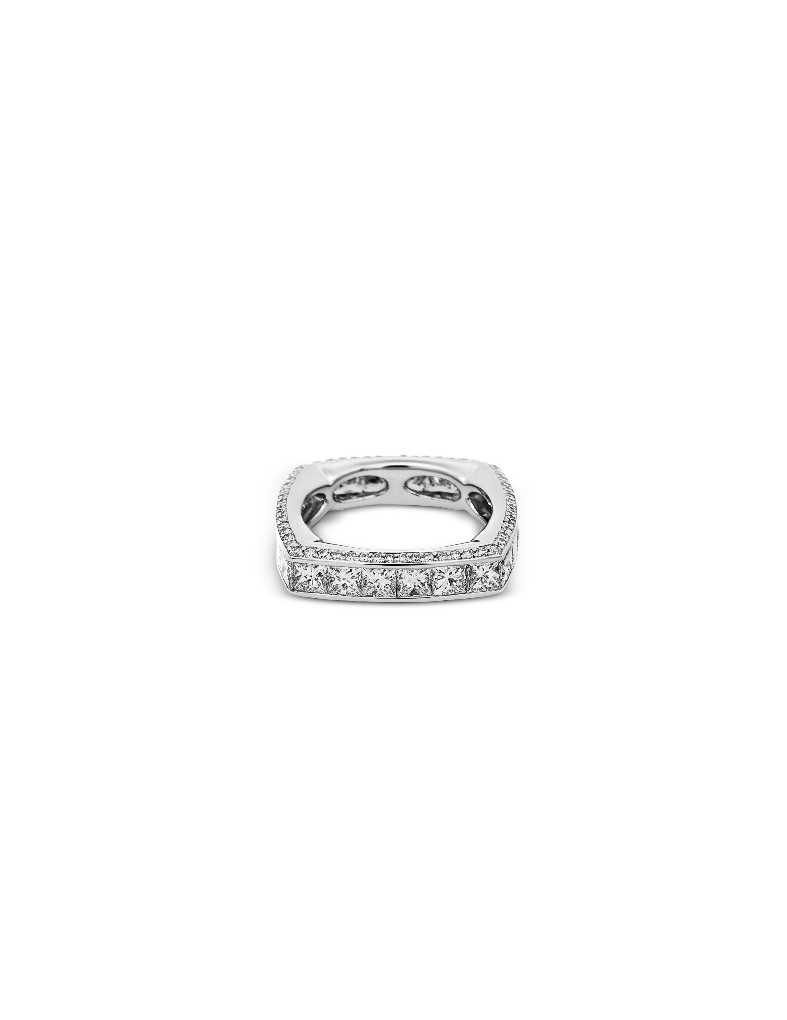 Sculpted Brilliance Diamond Ring