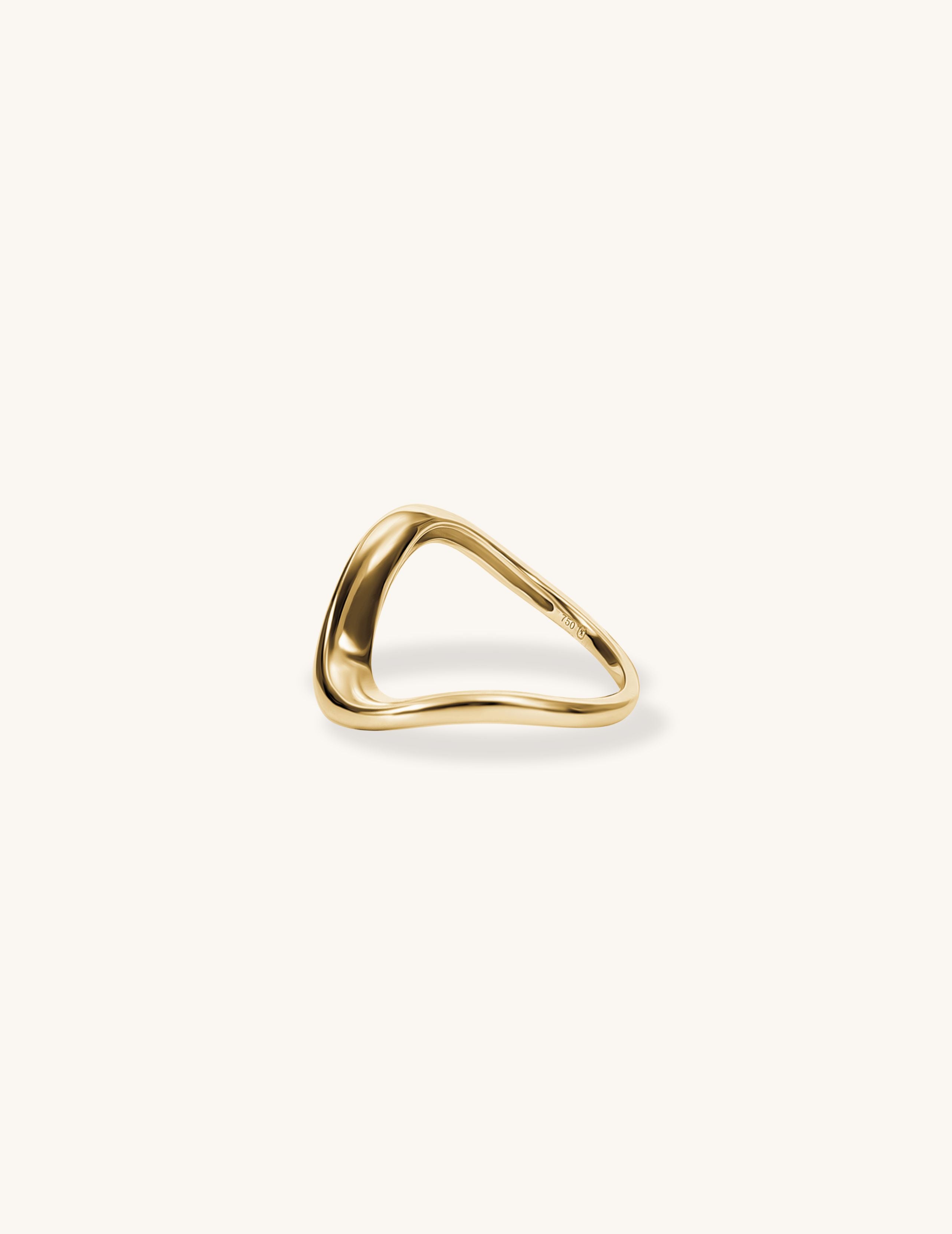 Gold Wave Ring