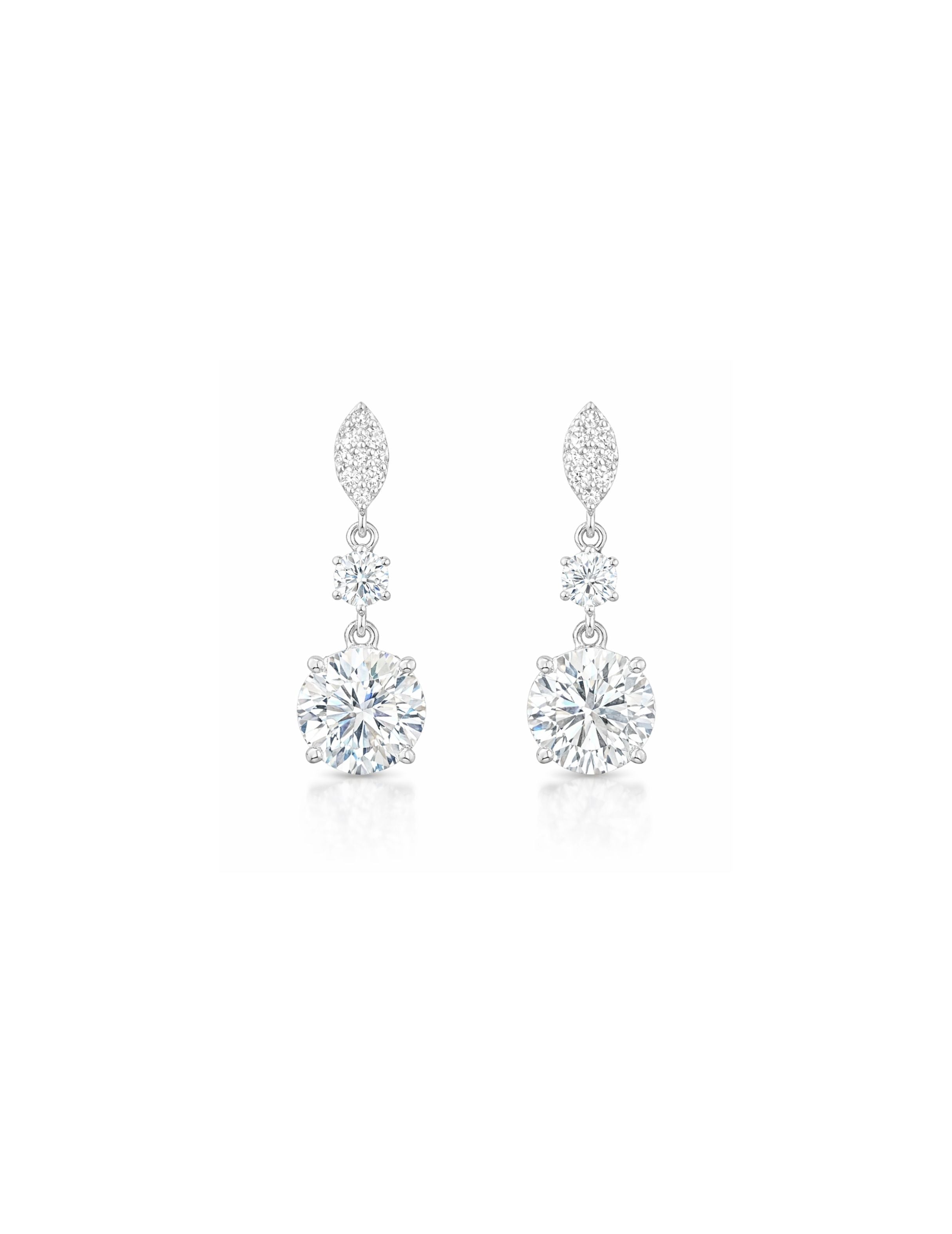1.00ct Round Diamond Earring