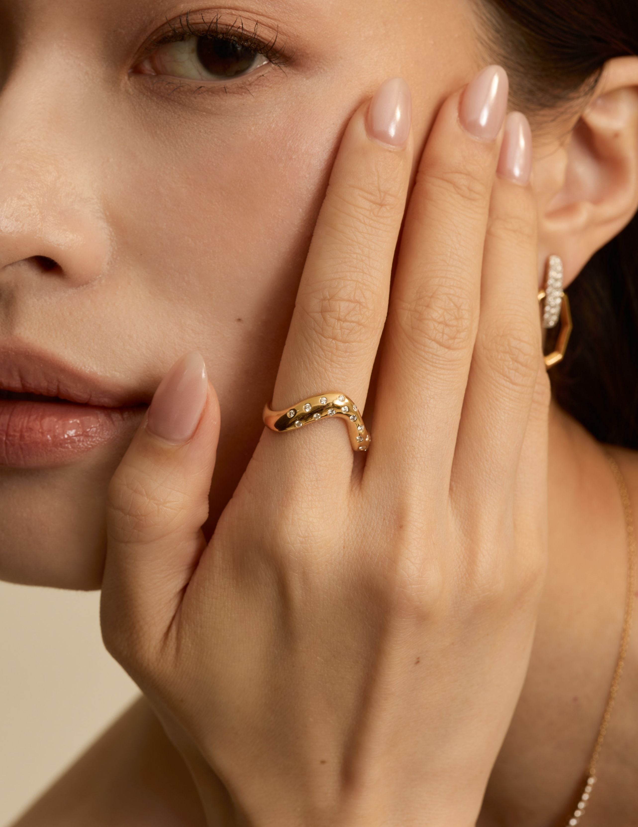 Dome Diamond Ring