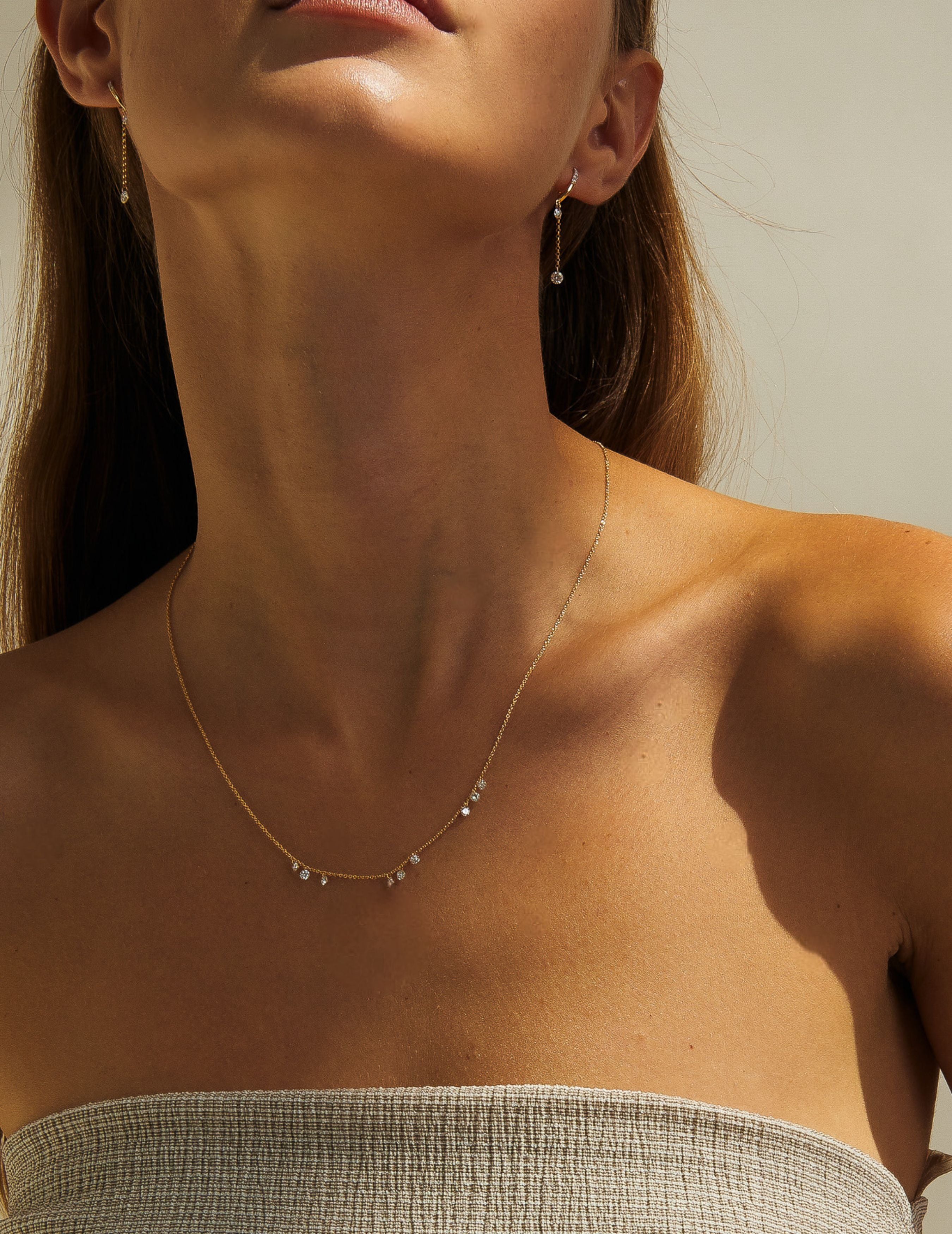 Nude Diamond Necklace