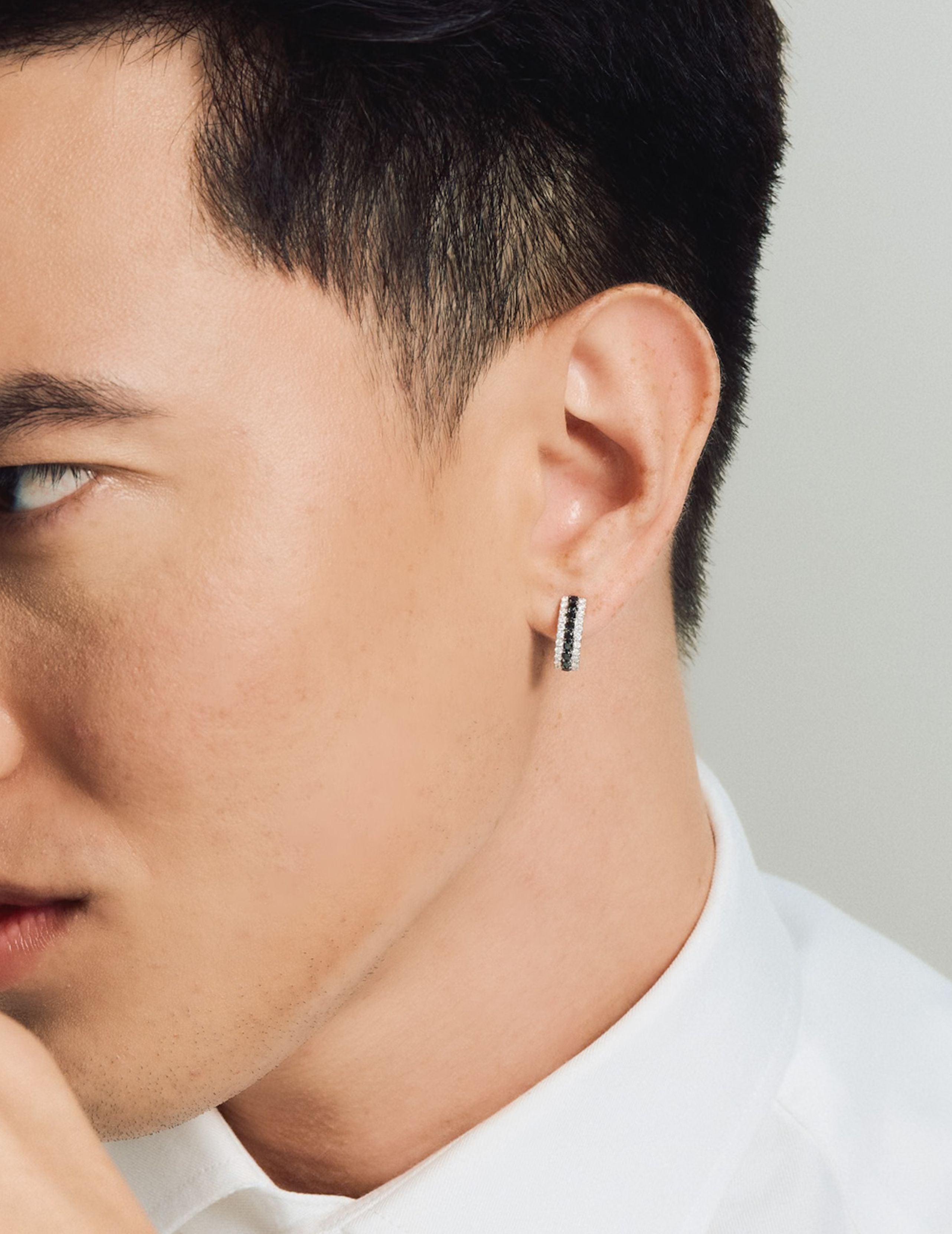Black Diamond Earring