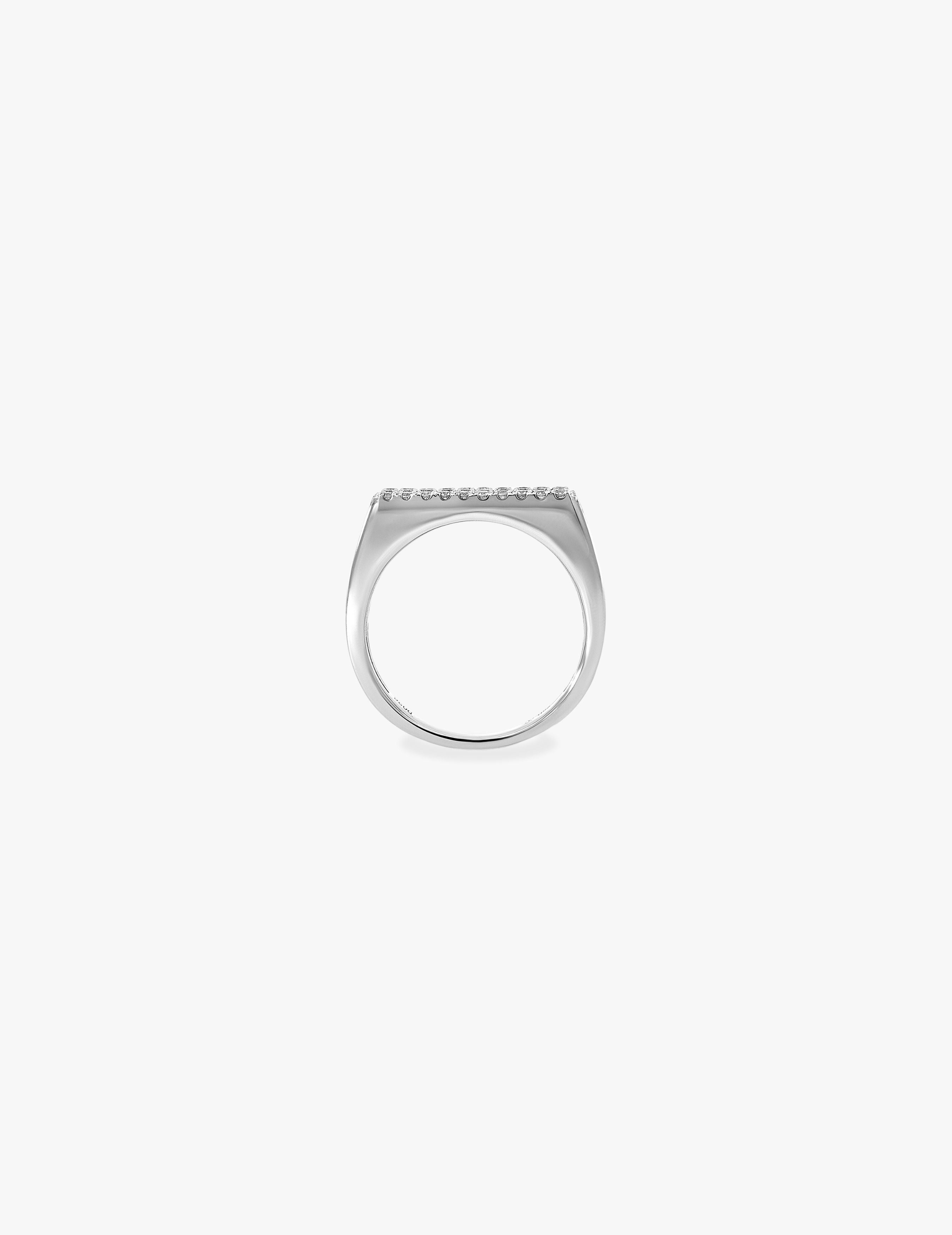 Diamond Bar Ring