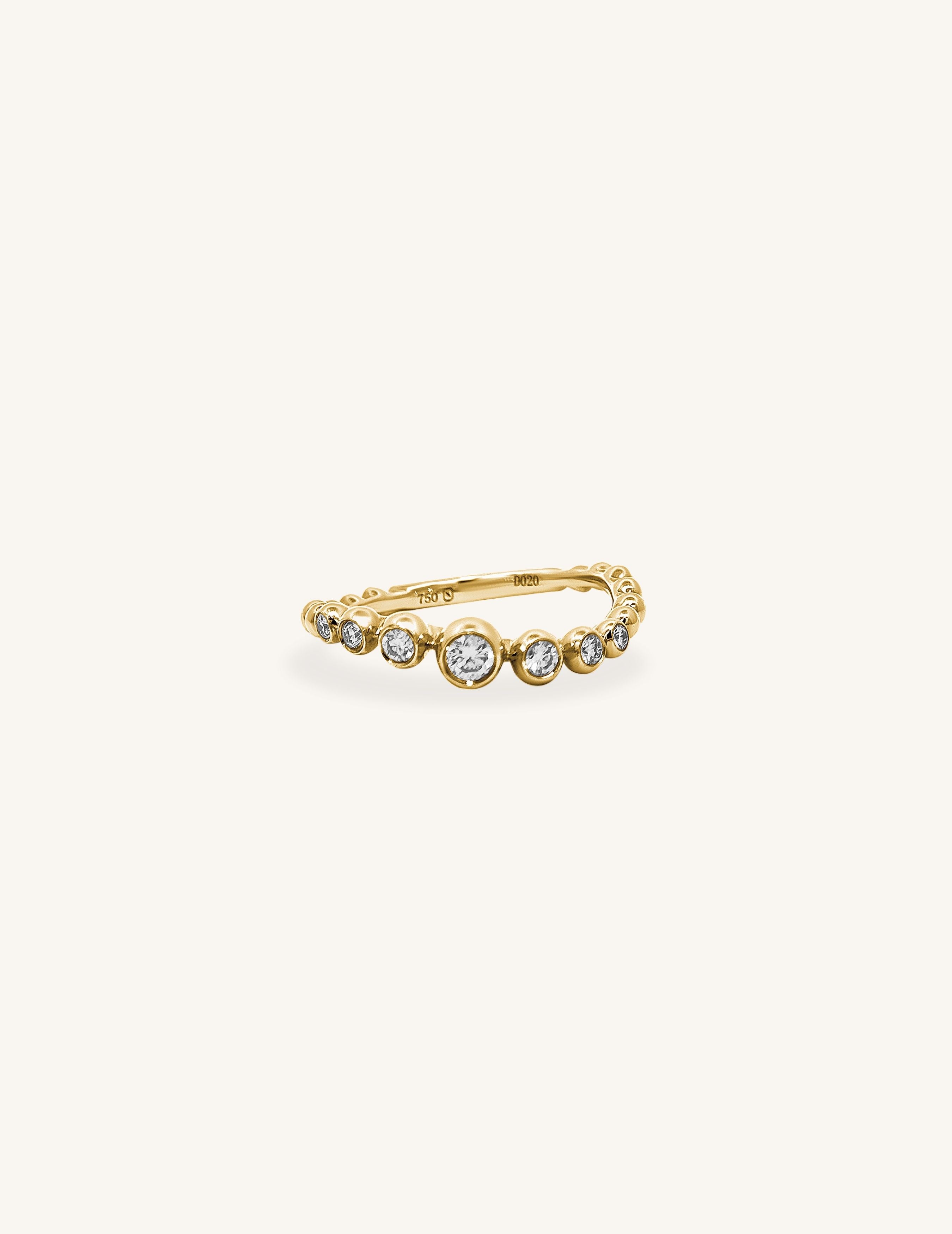 Diamond Wave Ring