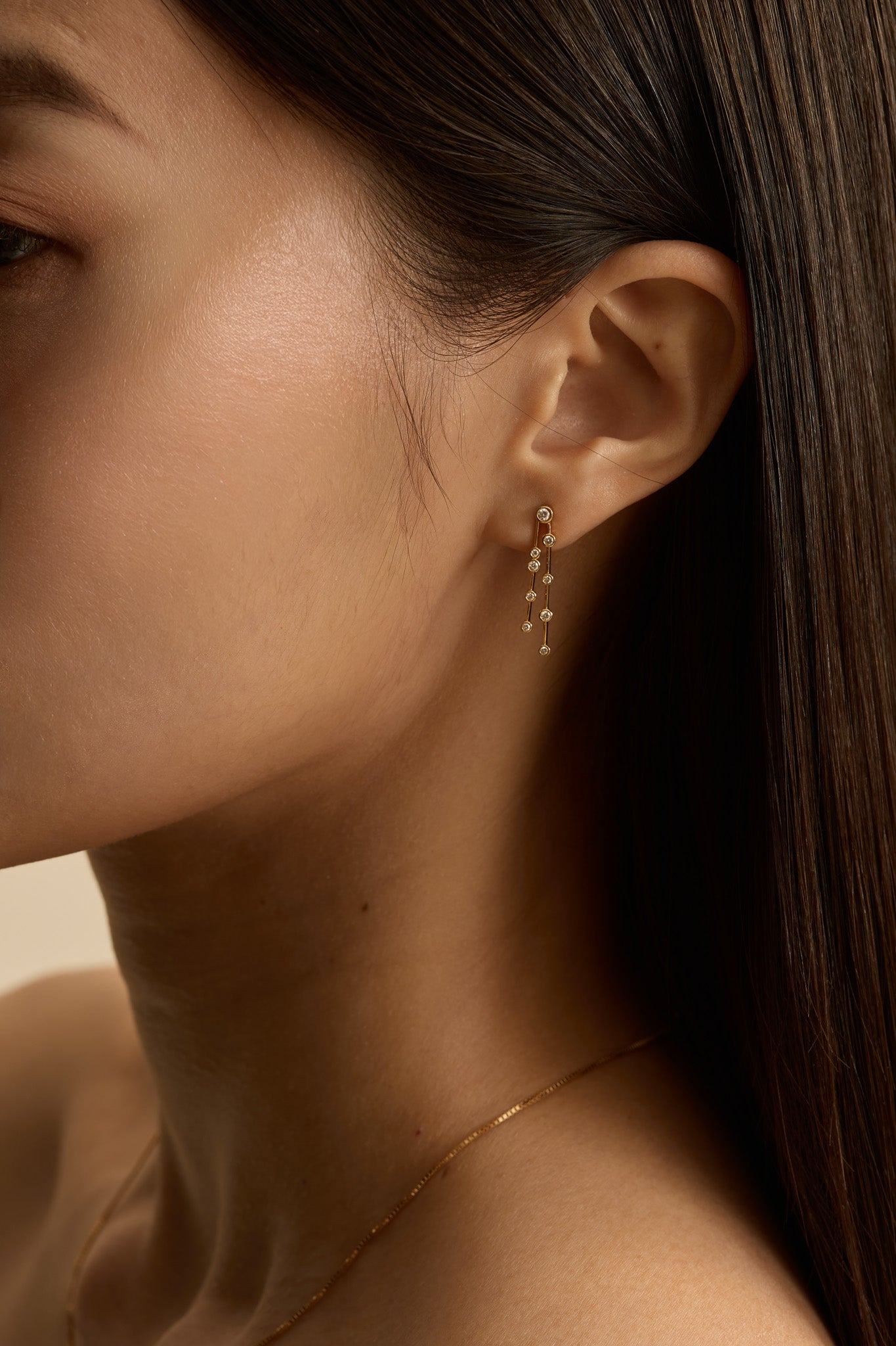 Bubble Line Earring