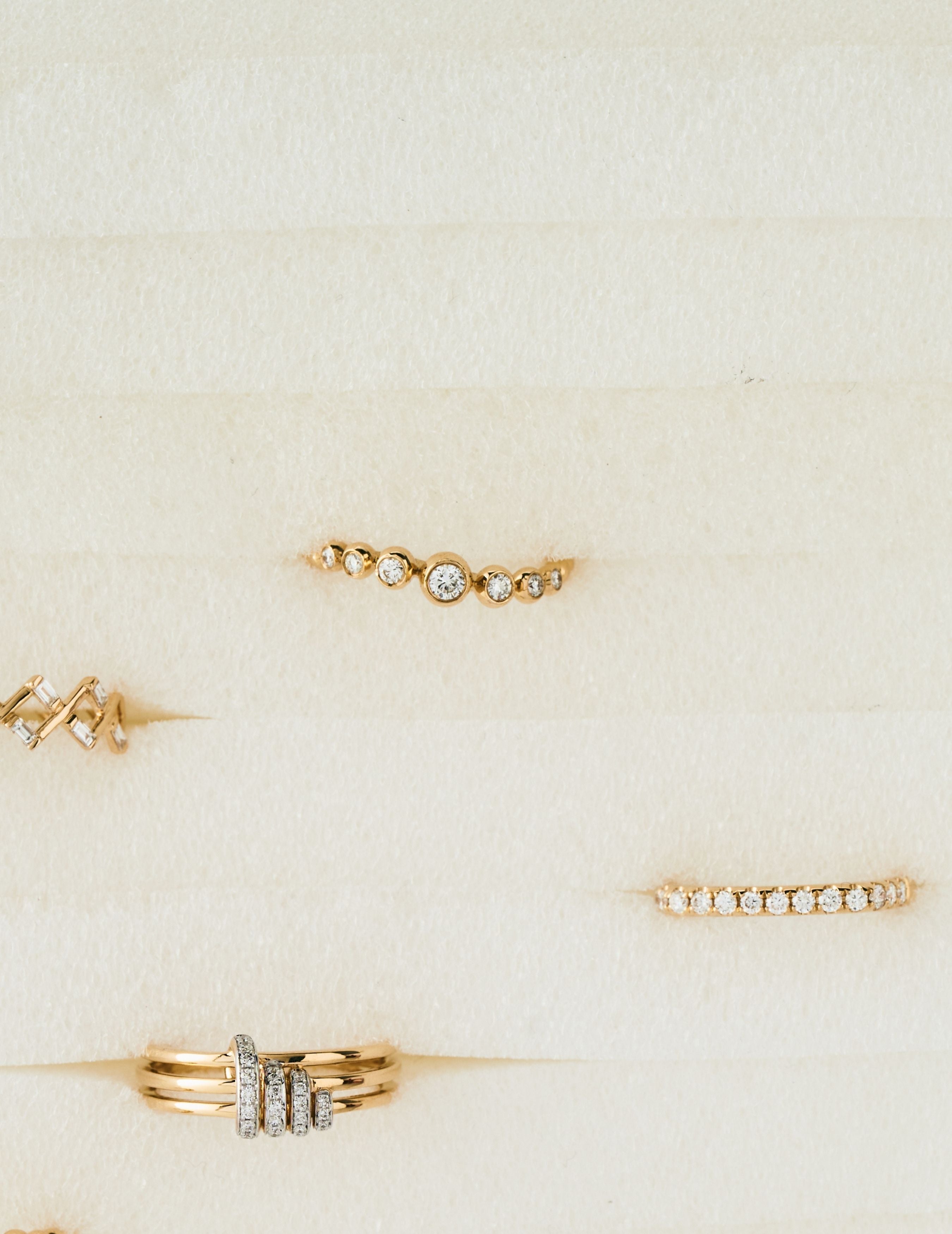 Diamond Wave Ring