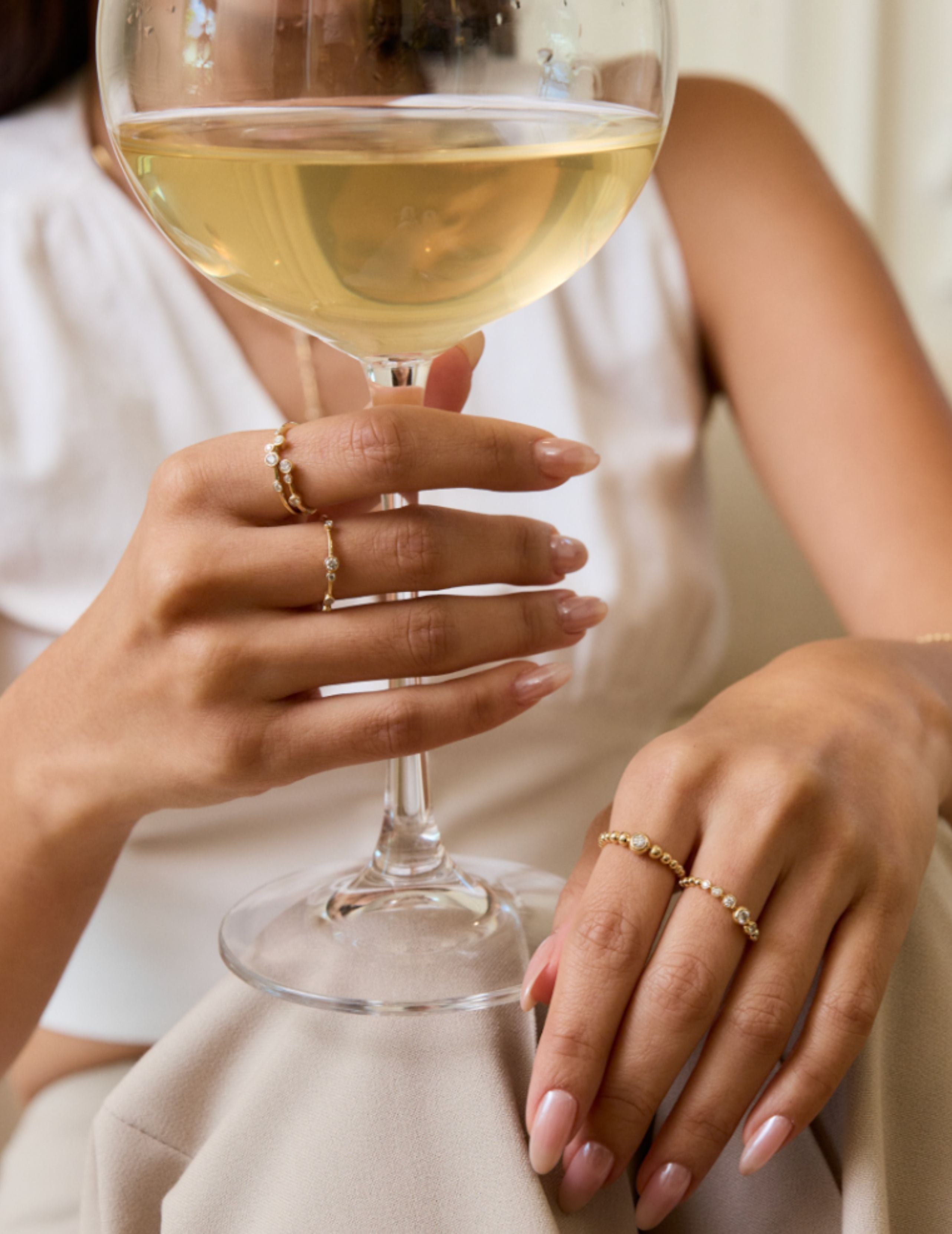 Bubble Diamond Ring
