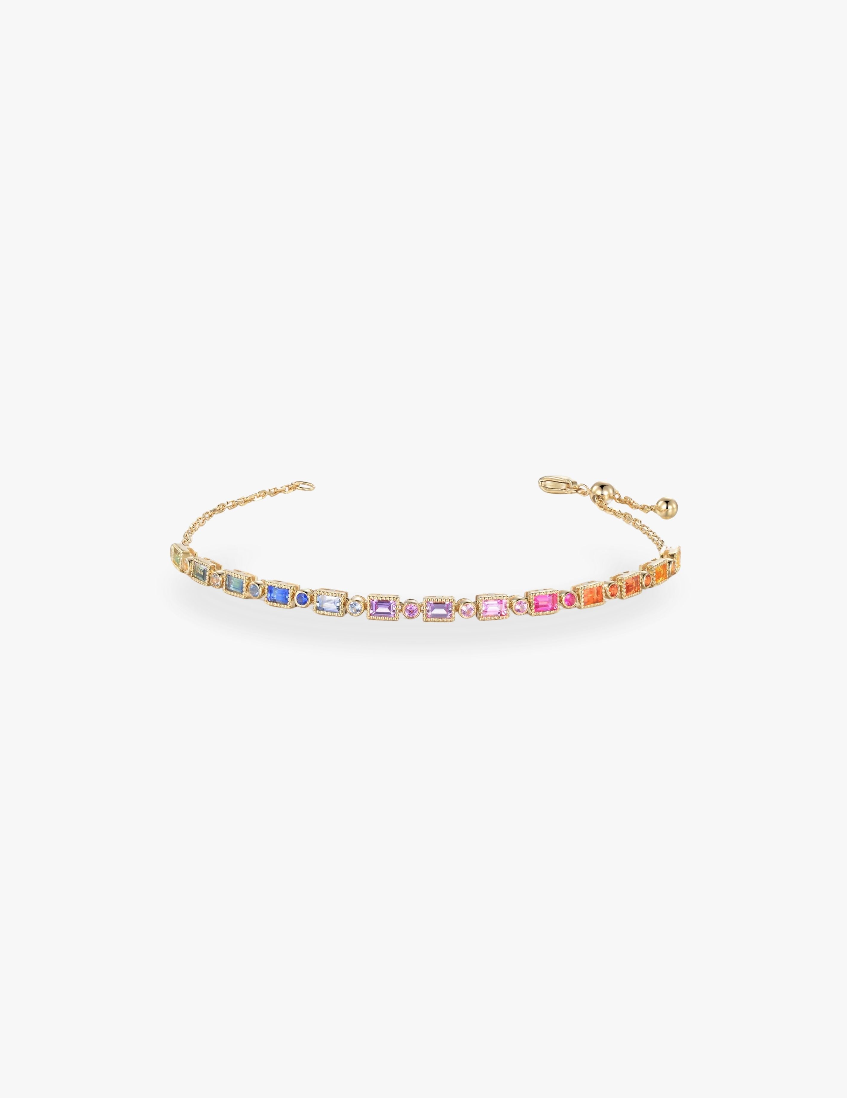 Prismatic Milgrain Bracelet
