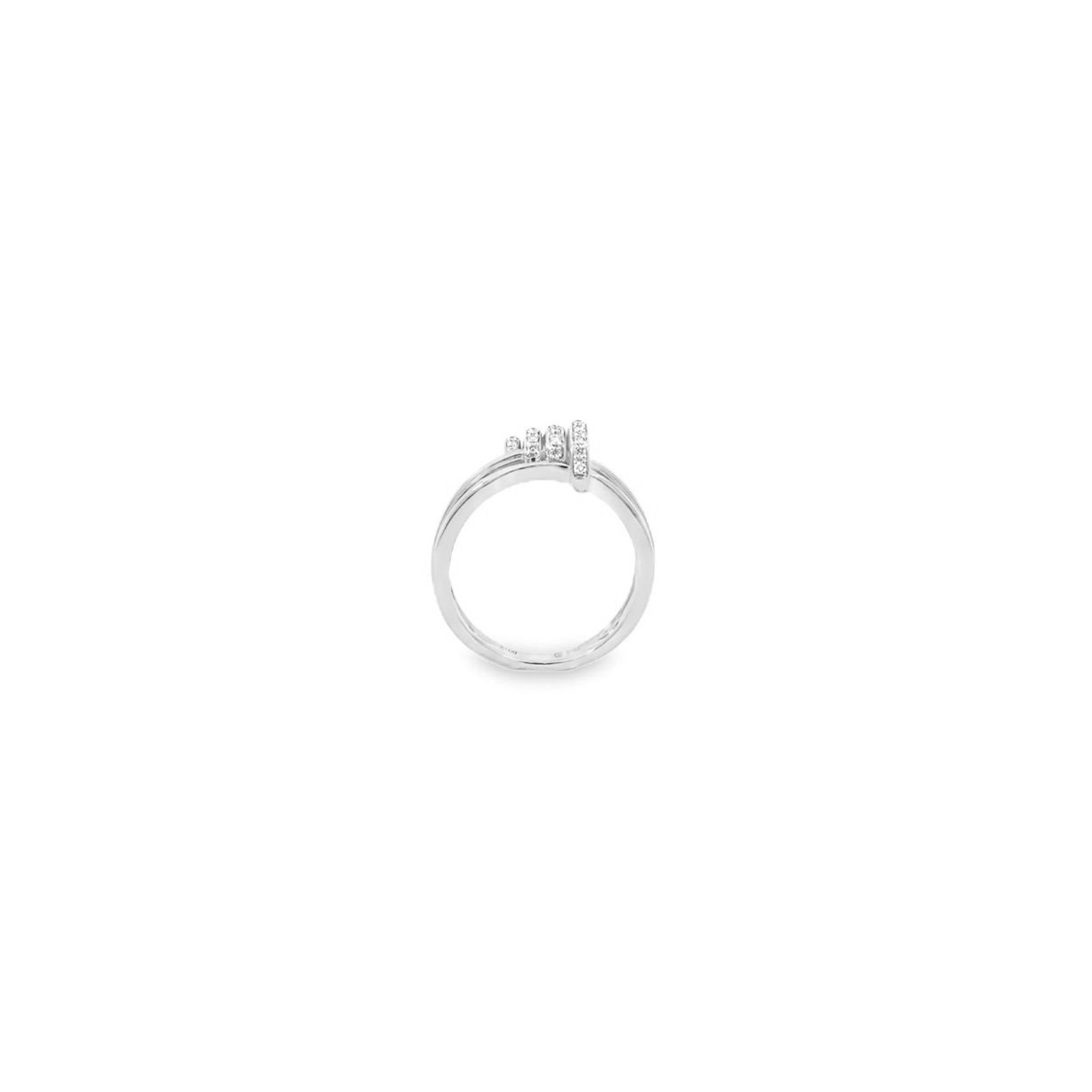 Twinkling Twine Diamond Ring