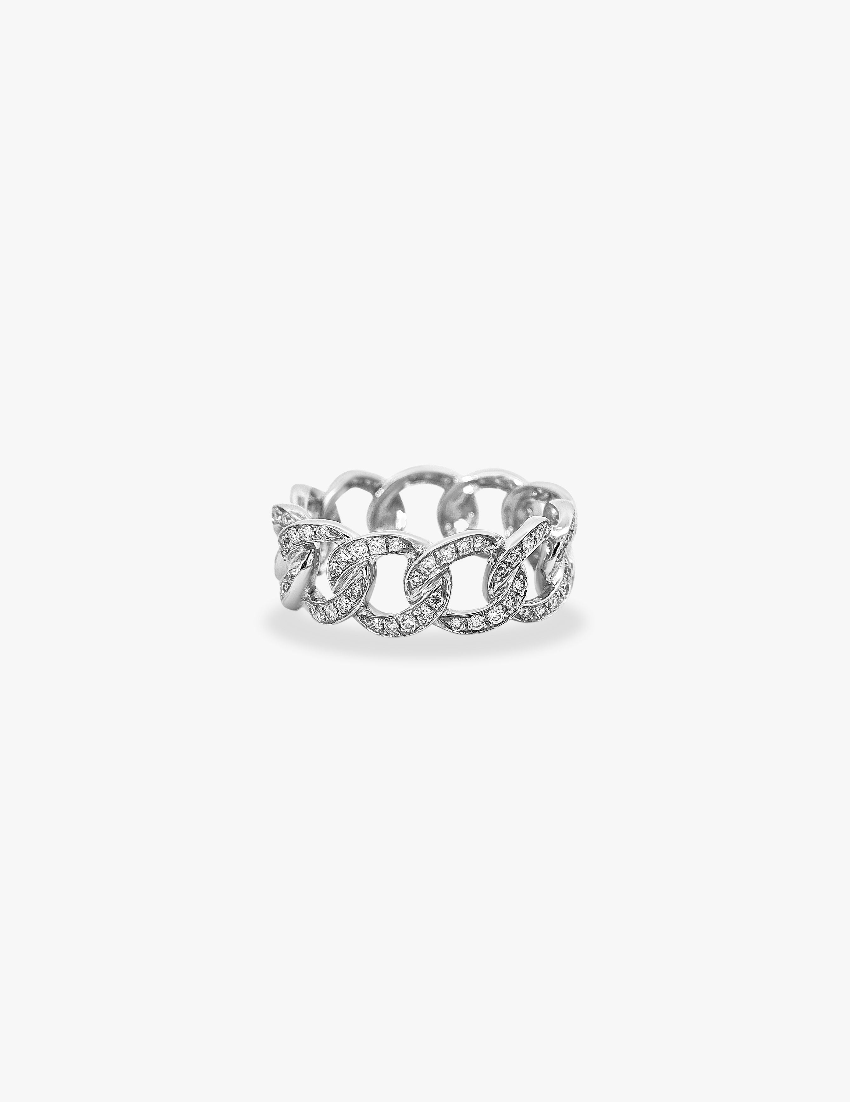 Cuban Link Chain Ring