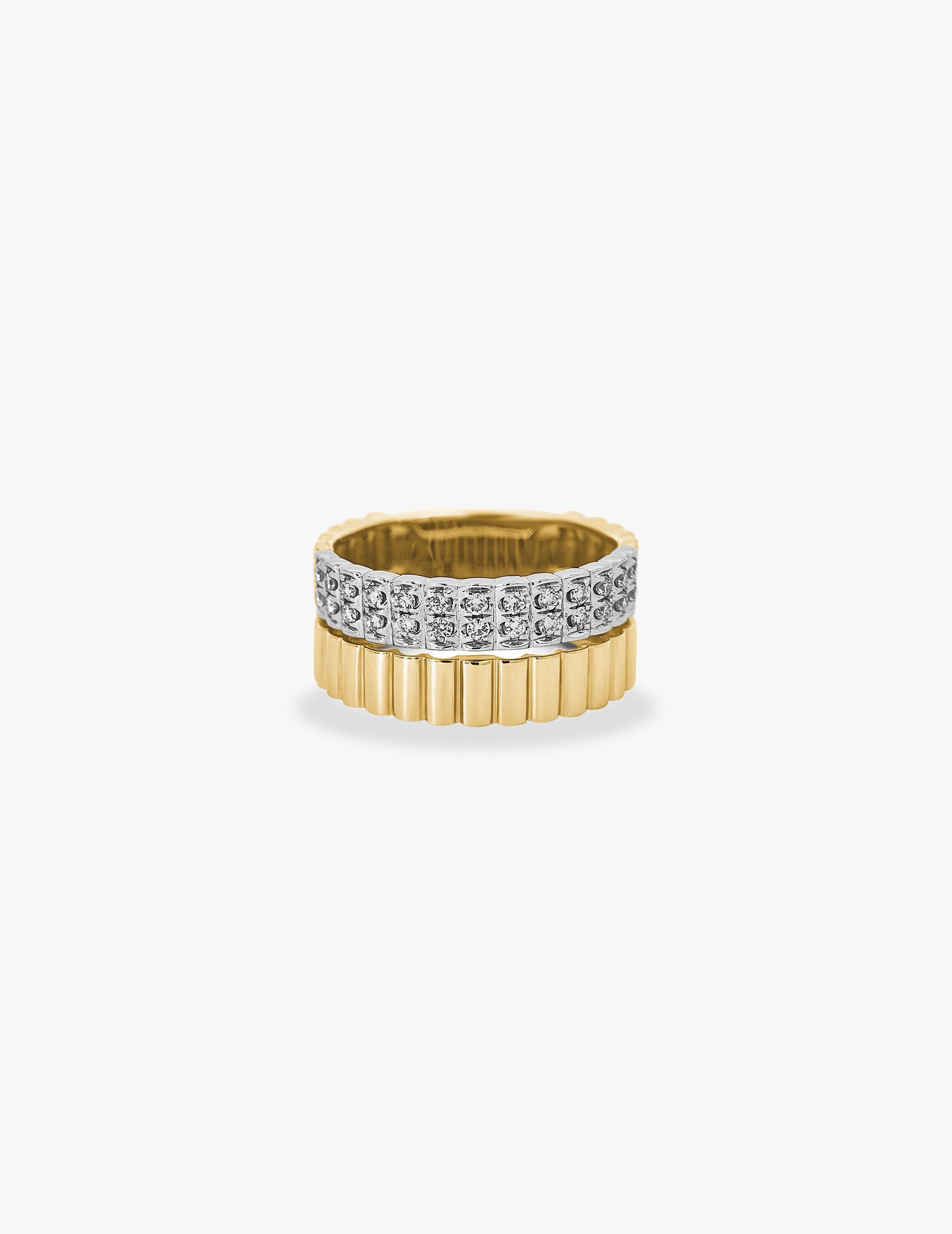Pave Gold Ring