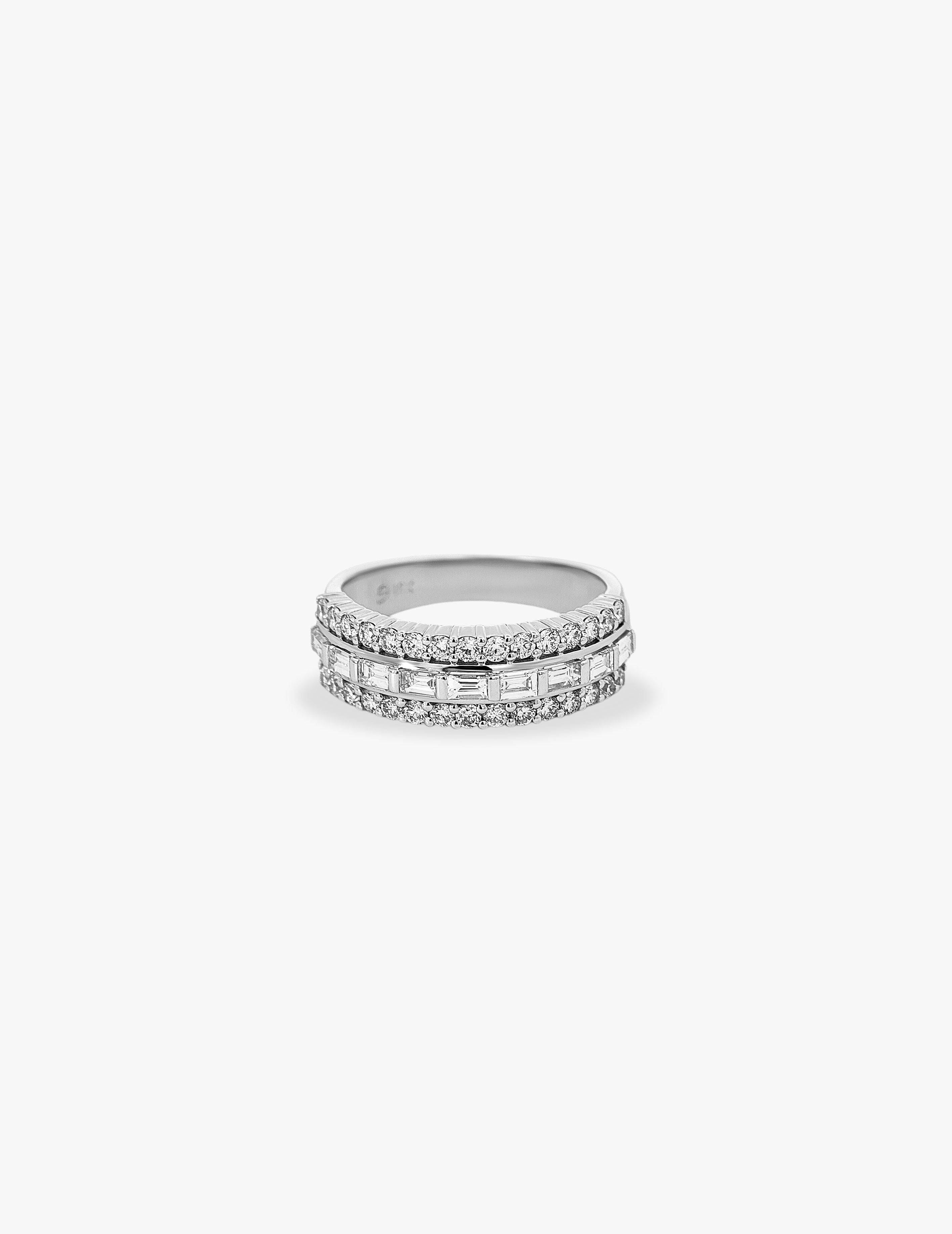 Baguette Round Ring
