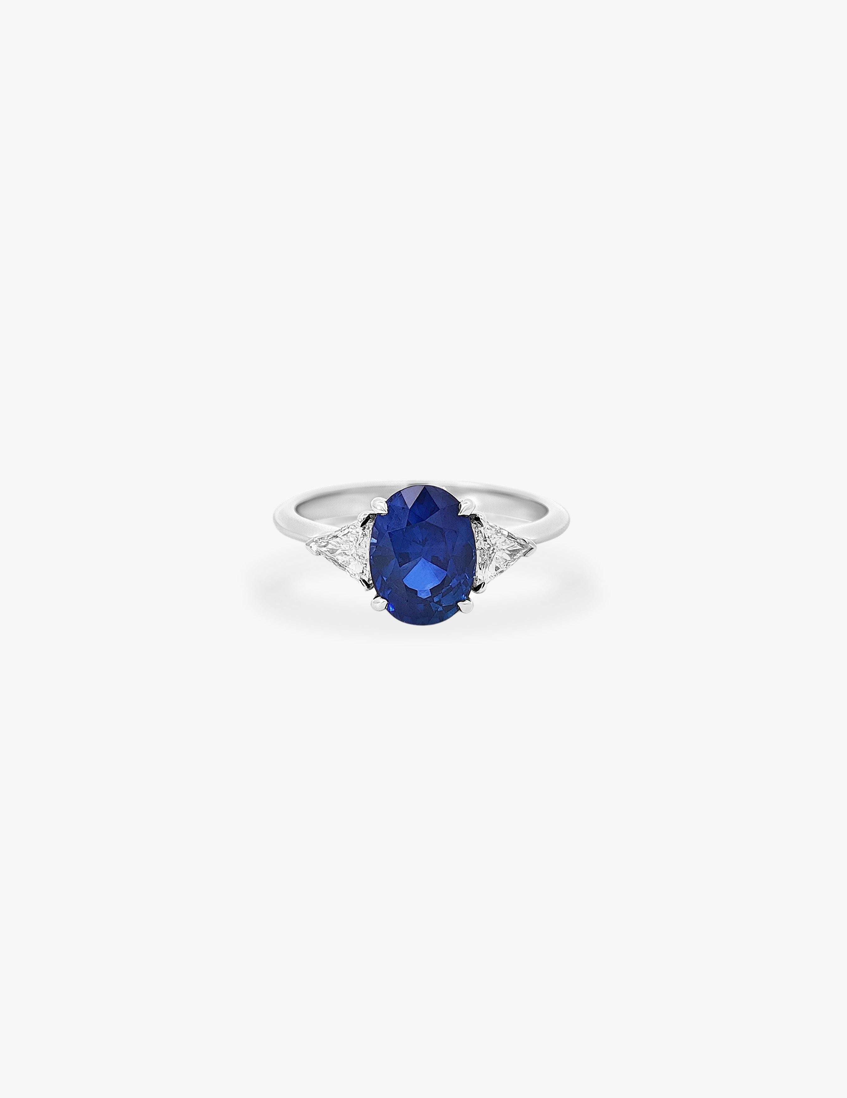 2.40 Royal Blue Sapphire Ring