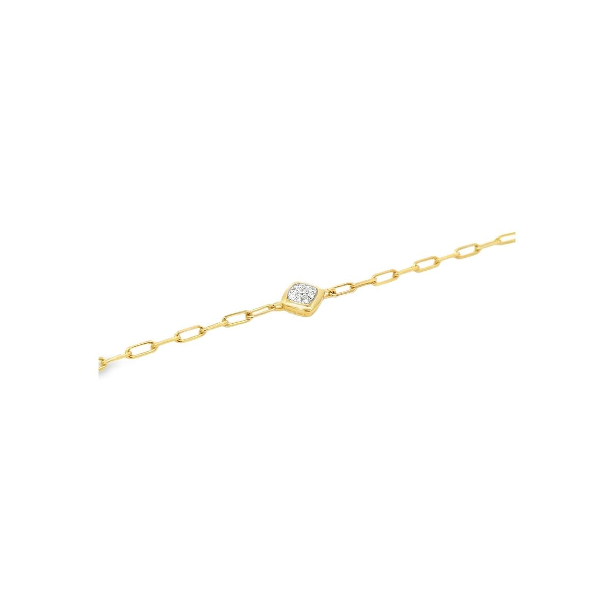 Pave Square Bracelet