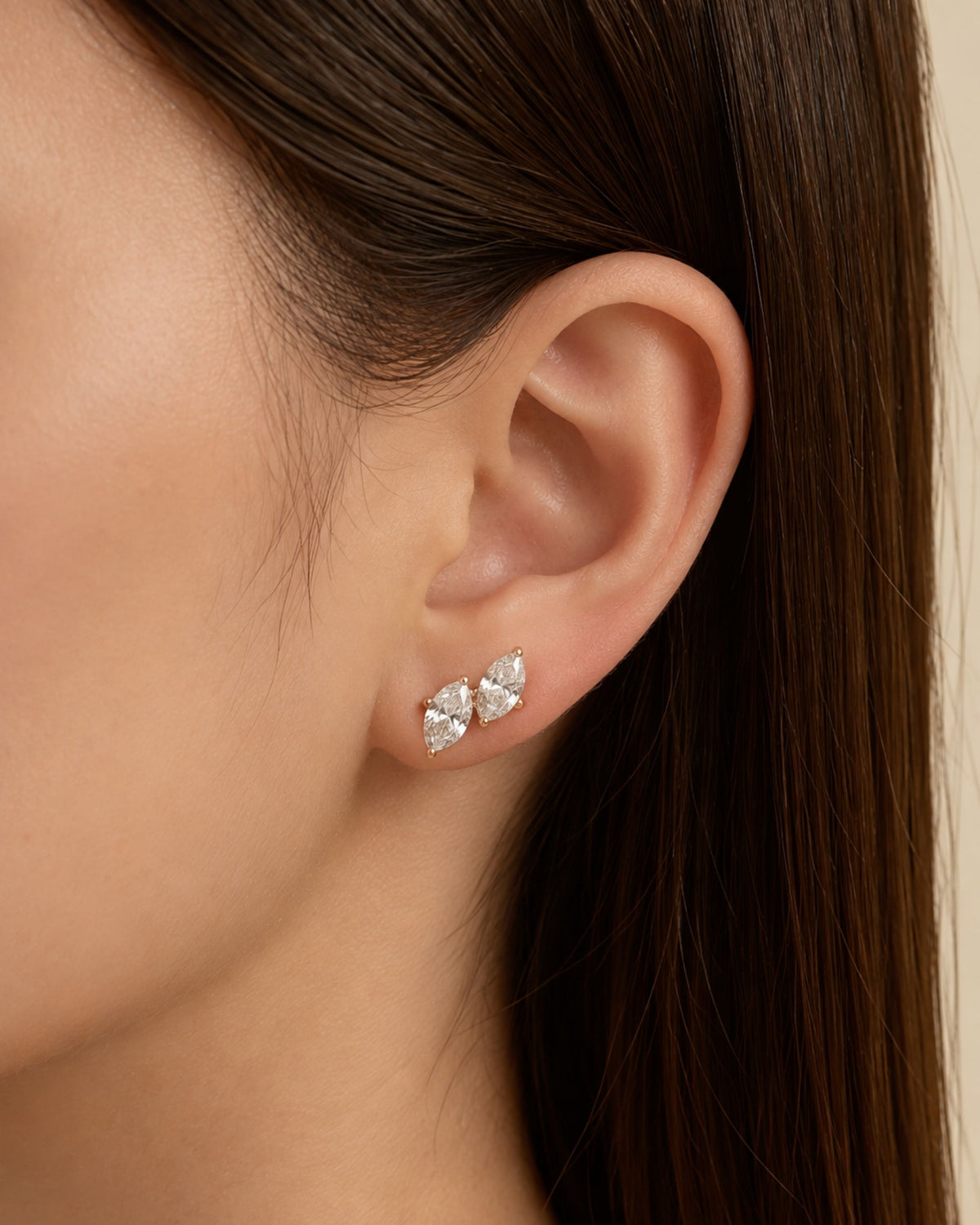 Marquise Diamond Earring