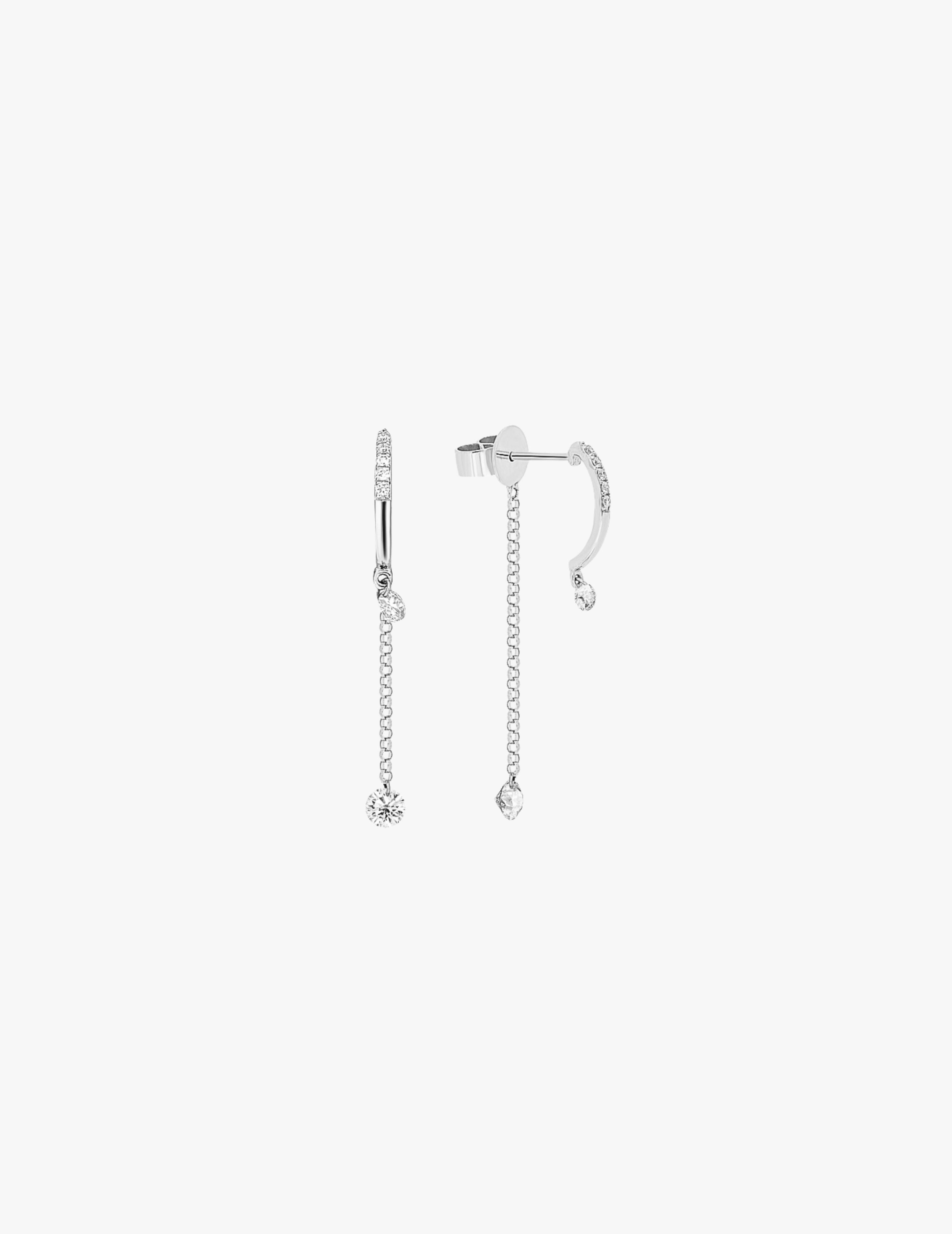 Nude Diamond Earring