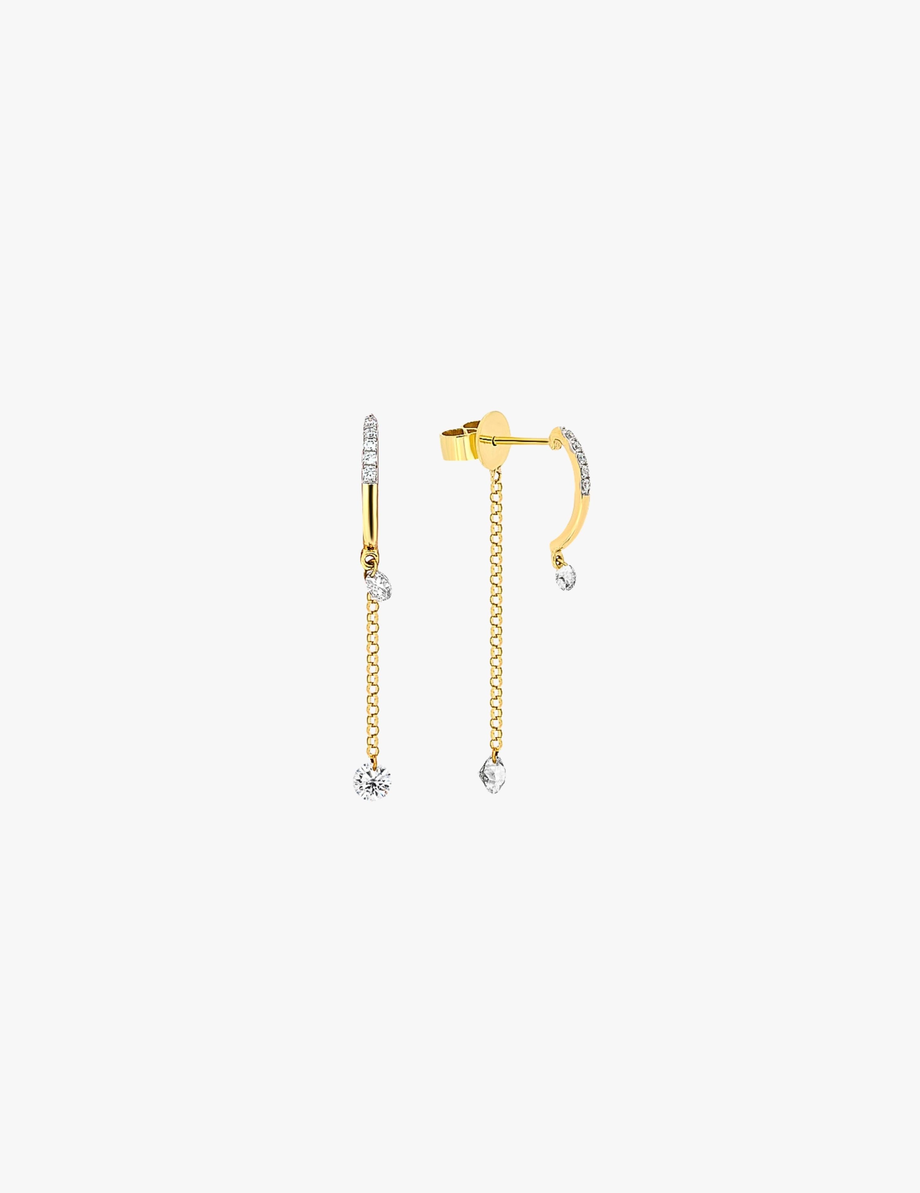 Nude Diamond Earring