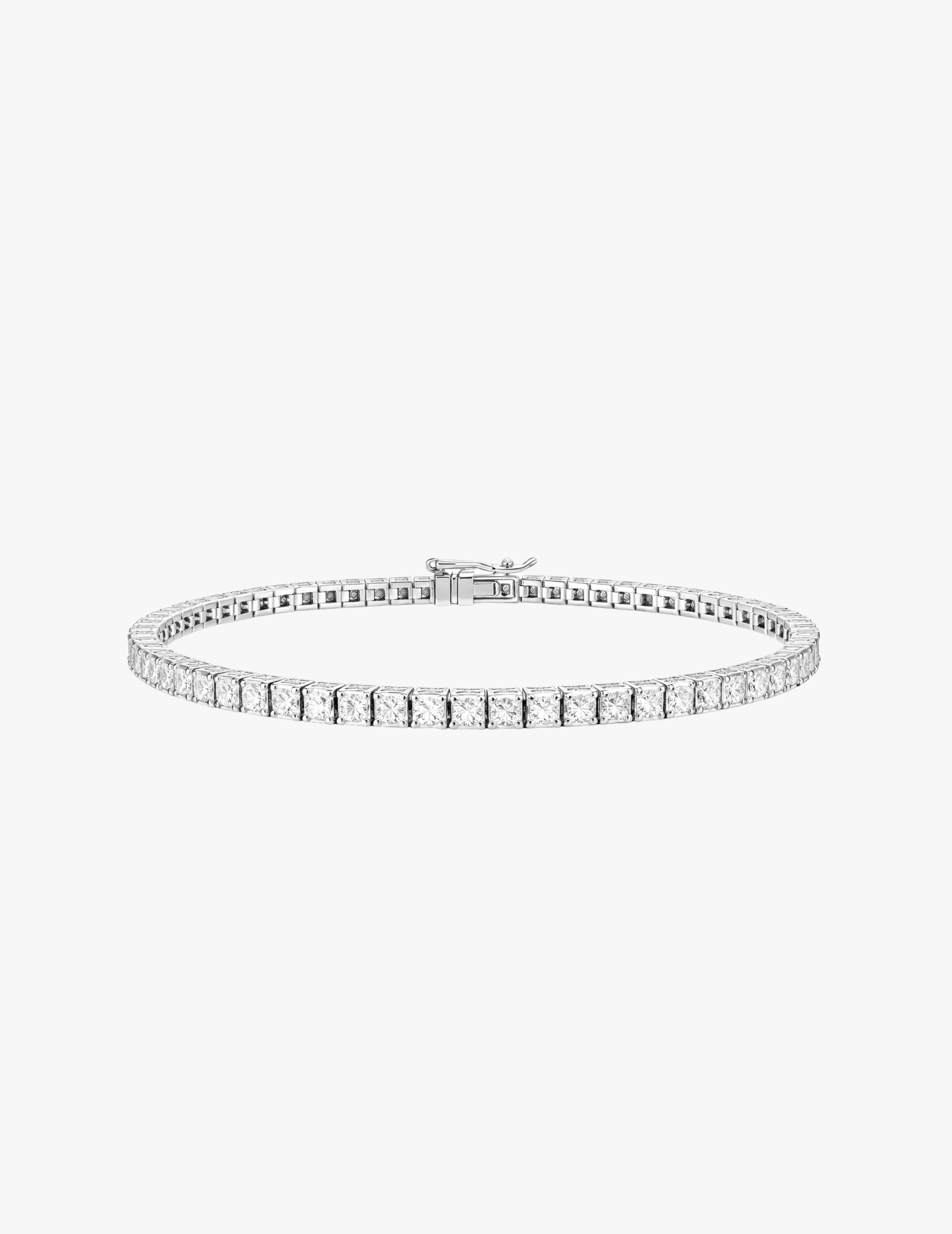 Princess Cut Tennis Bracelet