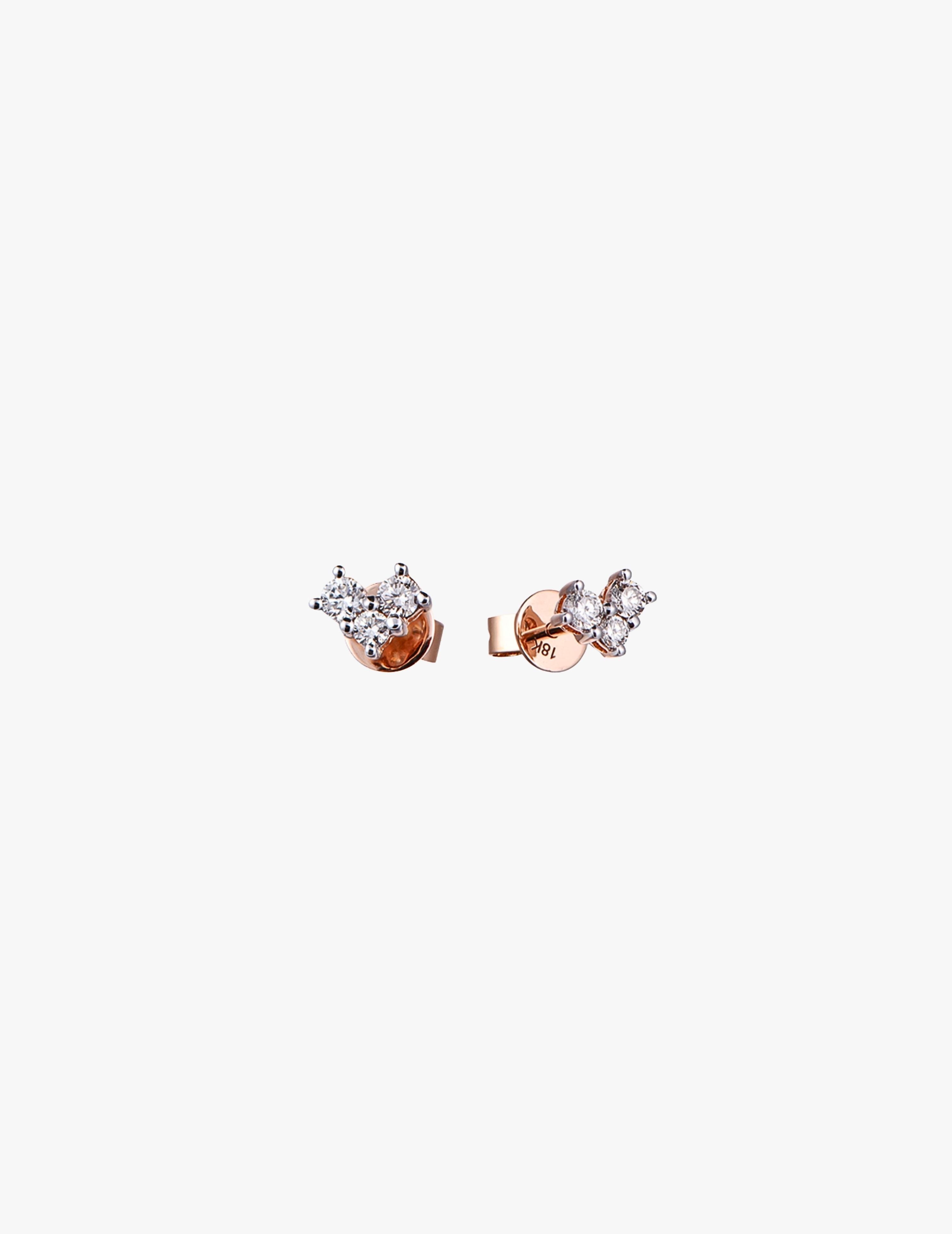 Mini Heart Illusion Earring