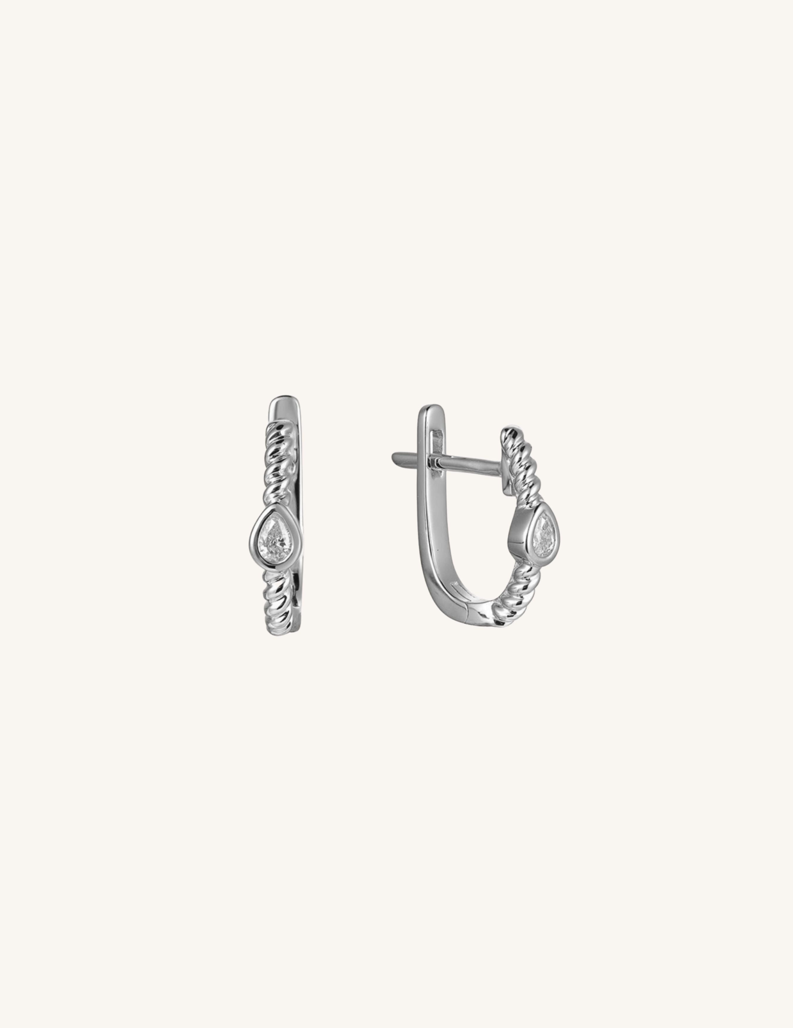 Twisted Hoop Earring