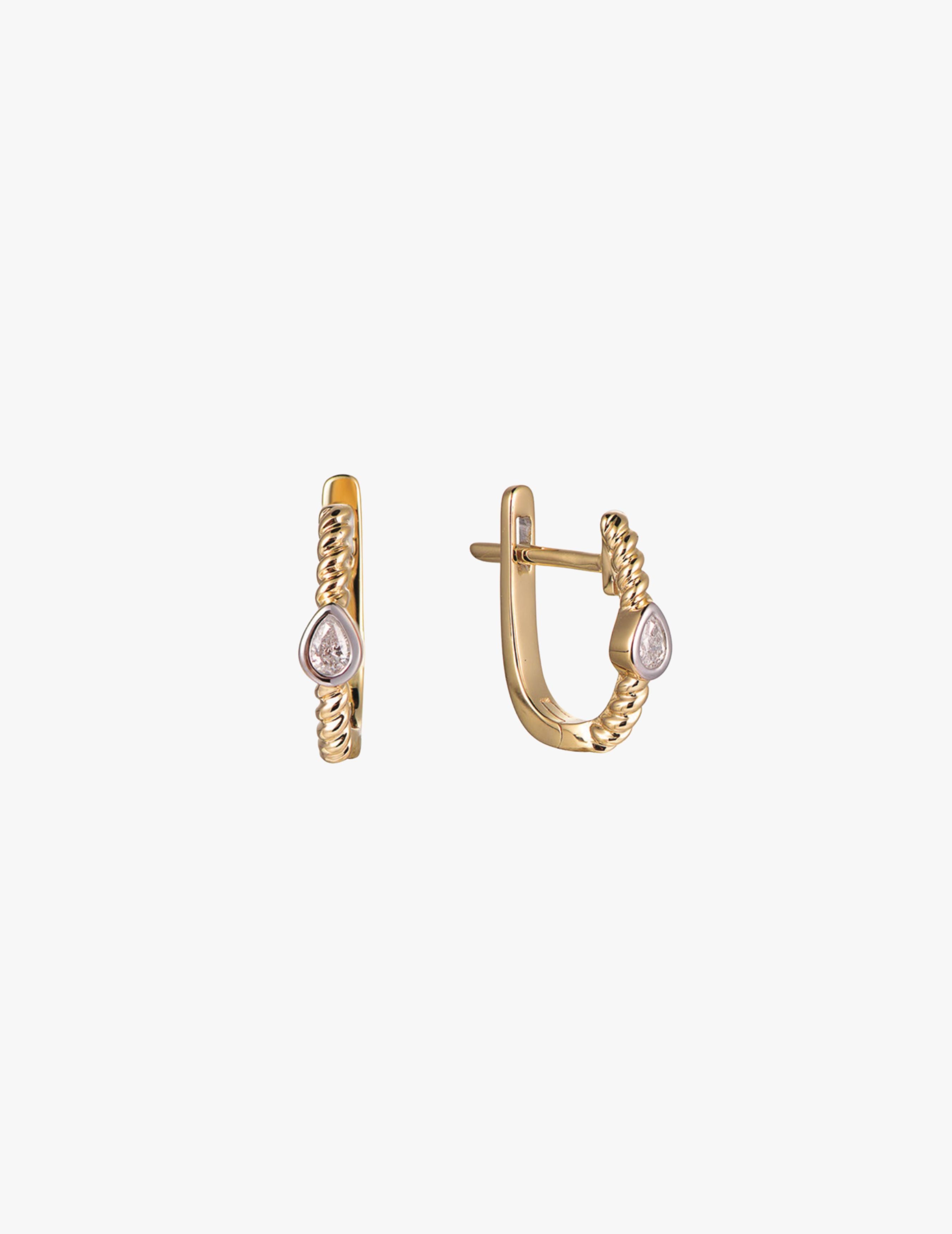 Twisted Hoop Earring