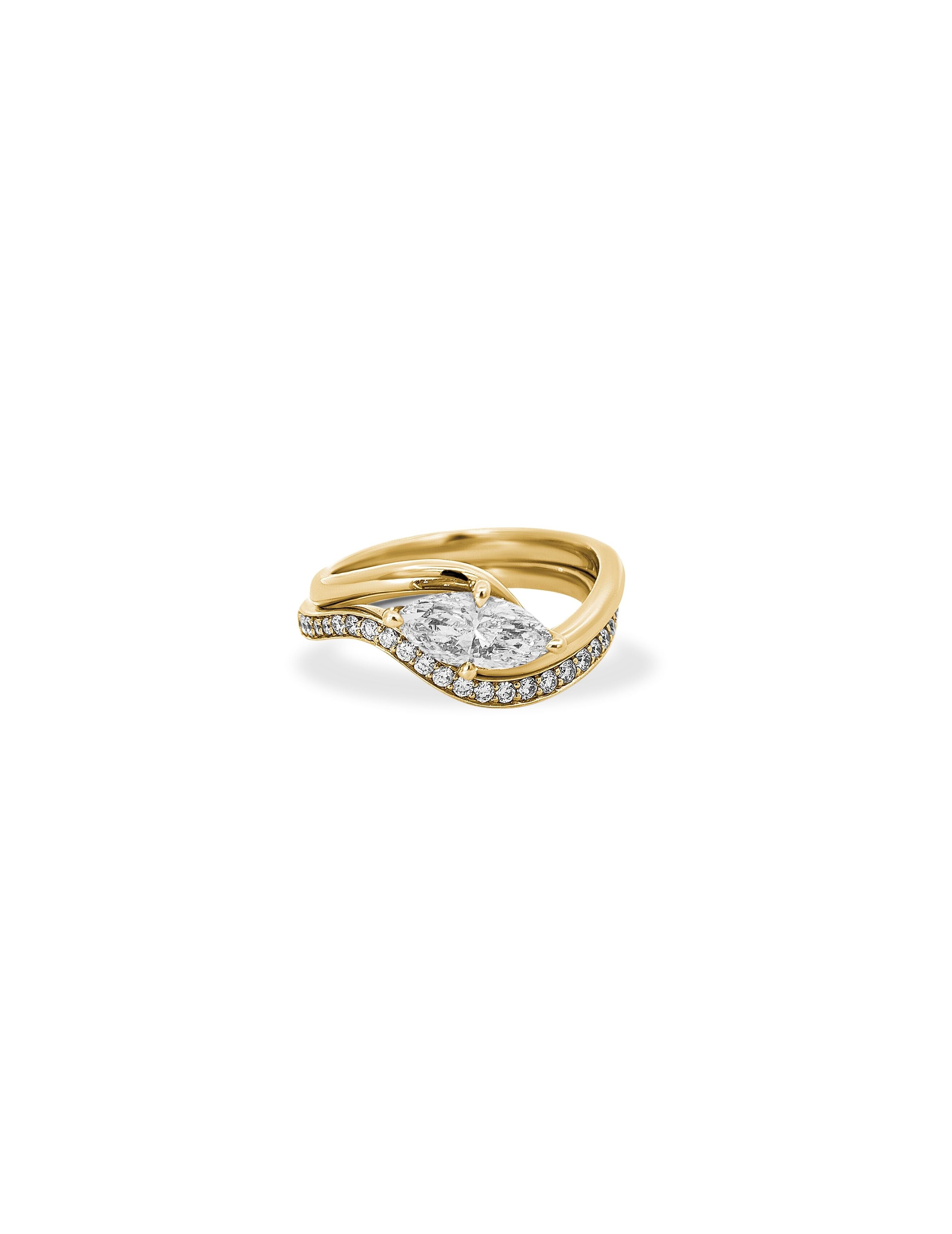 Marquise Wave Ring
