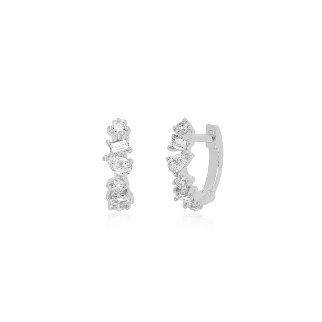 Multi Cut Mini Earring