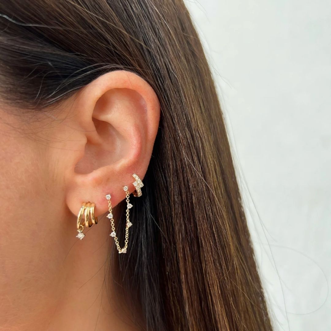 Zigzag Mini Earring