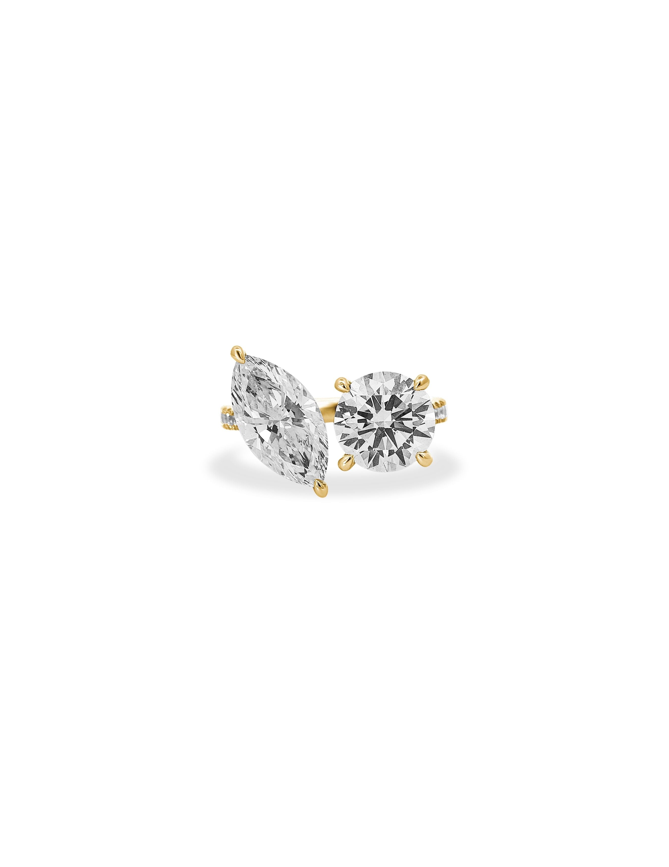 Toi Et Moi Diamond Ring