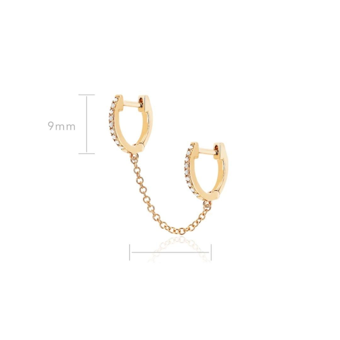 Double Chain Earring