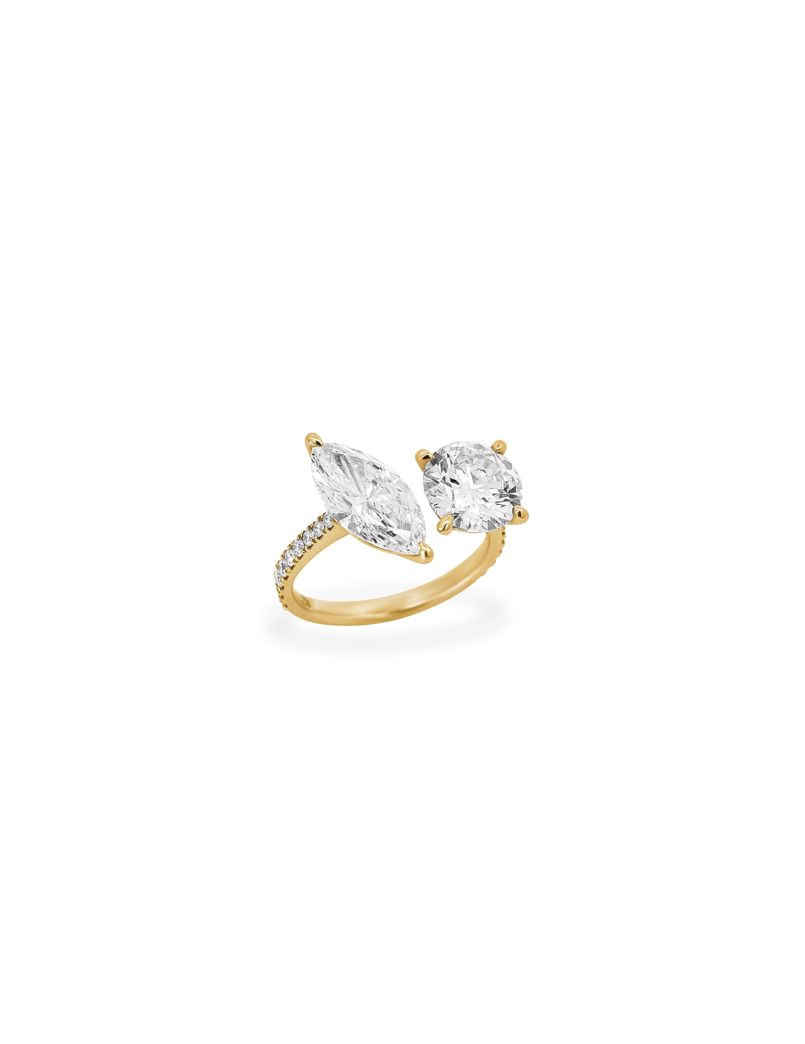 Toi Et Moi Diamond Ring
