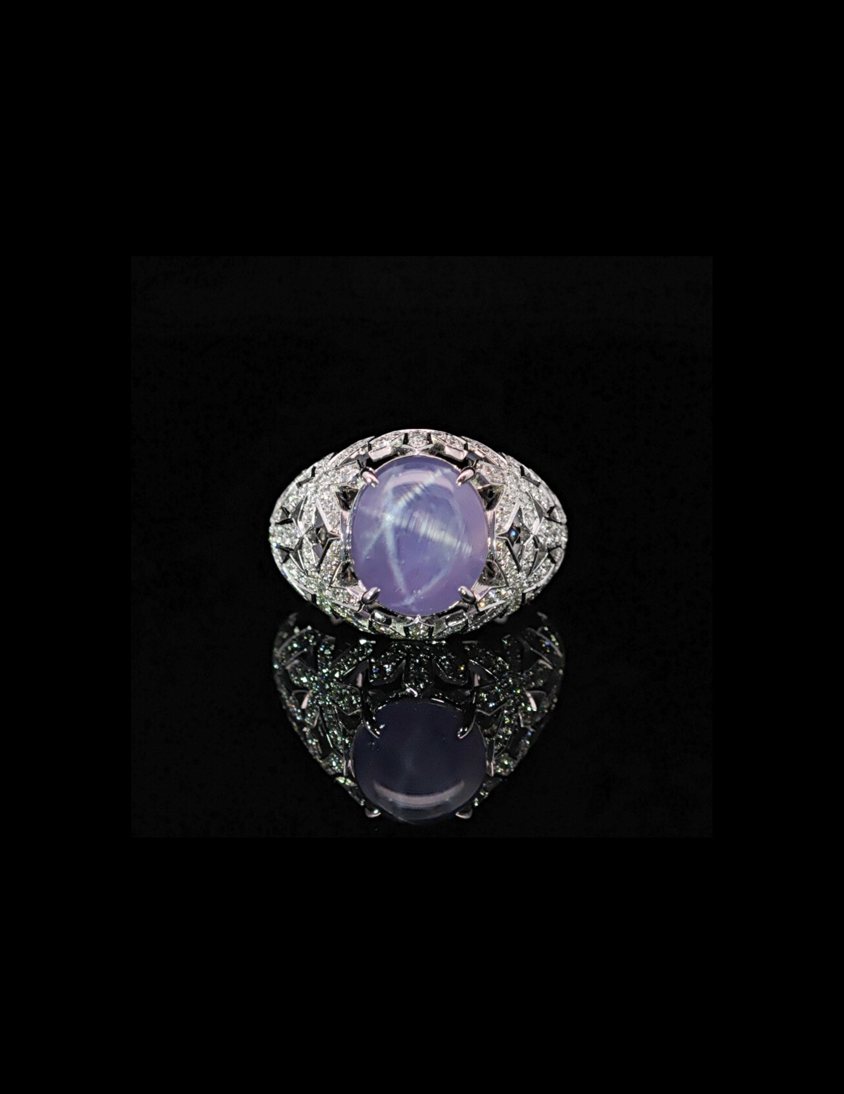 5.85ct Star Sapphire Ring