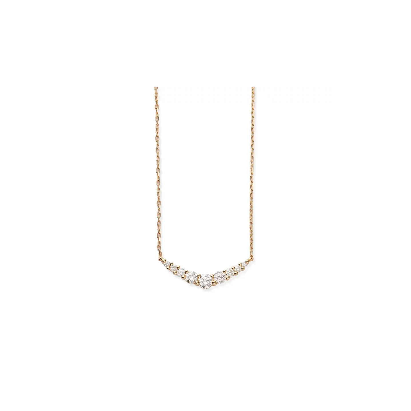 V Diamond Necklace