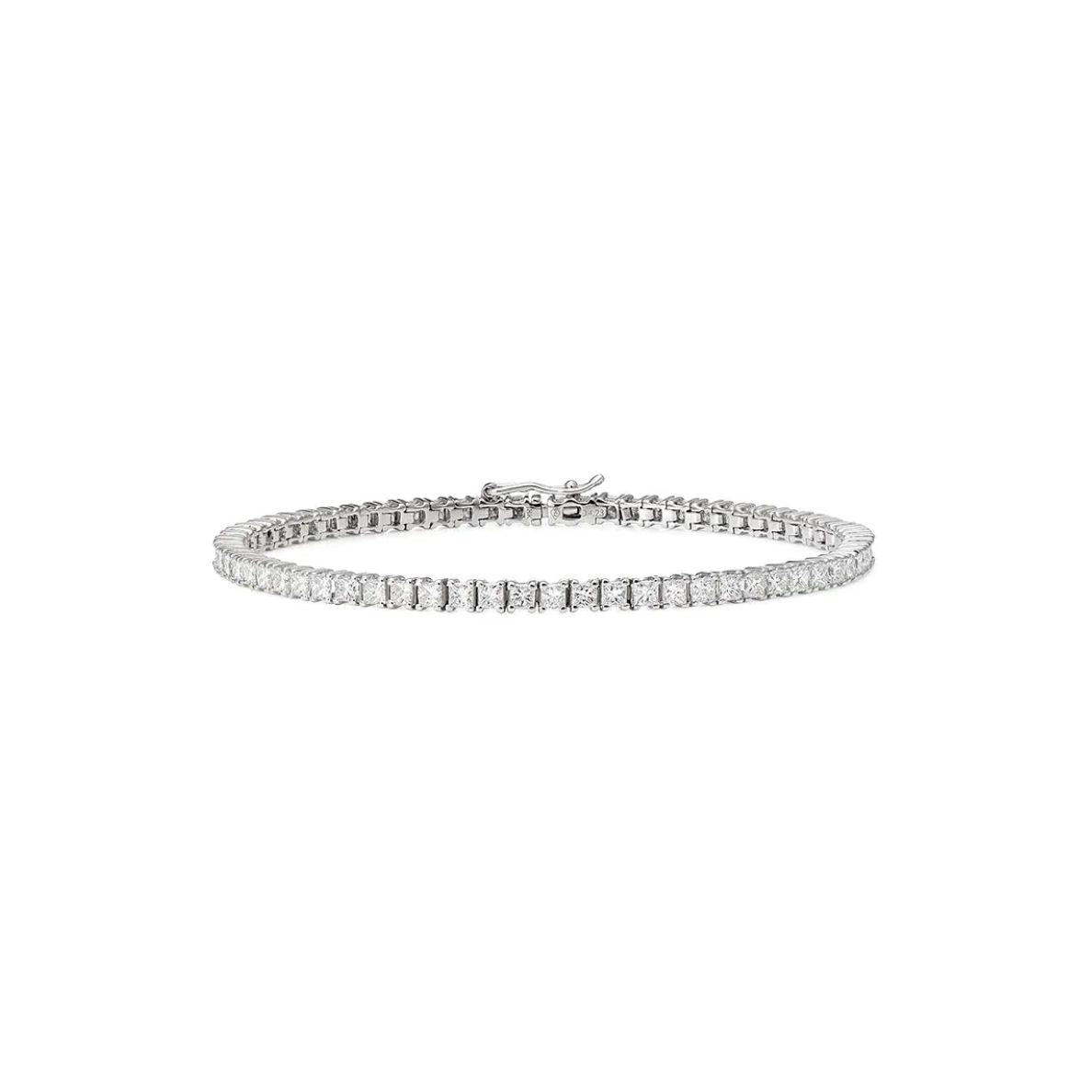 Princess Cut Tennis Bracelet