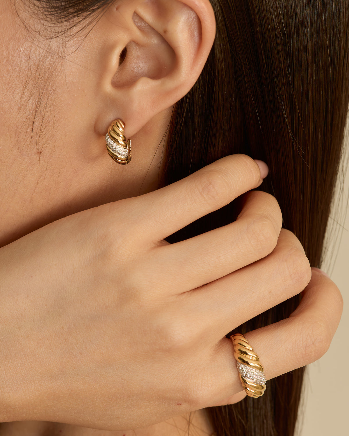 Croissant Earring