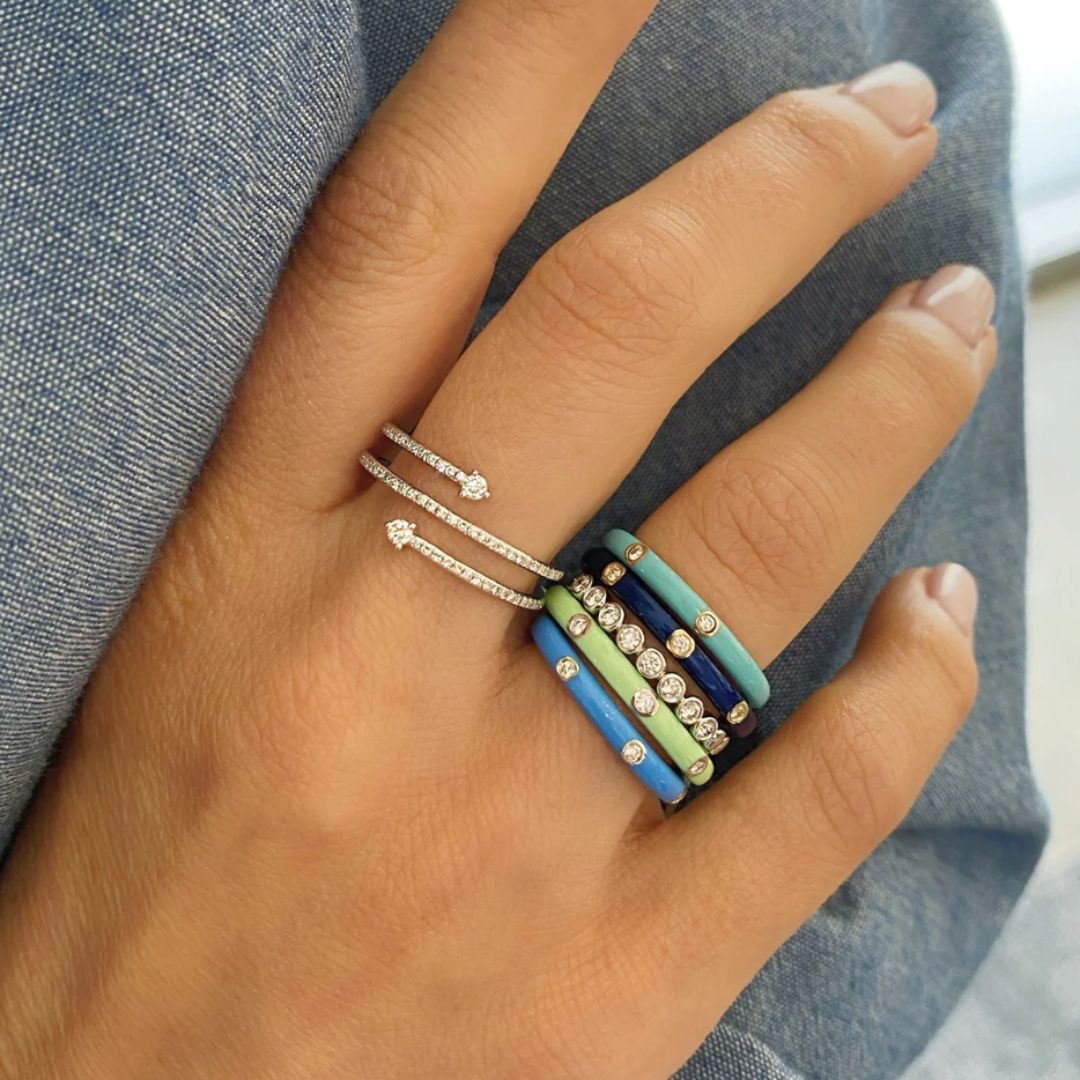 Enamel Stack Ring