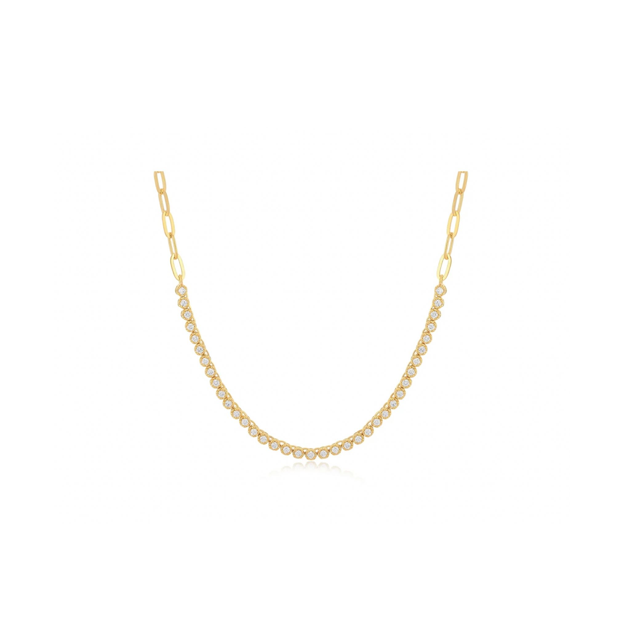 Diamond Link Chain Necklace