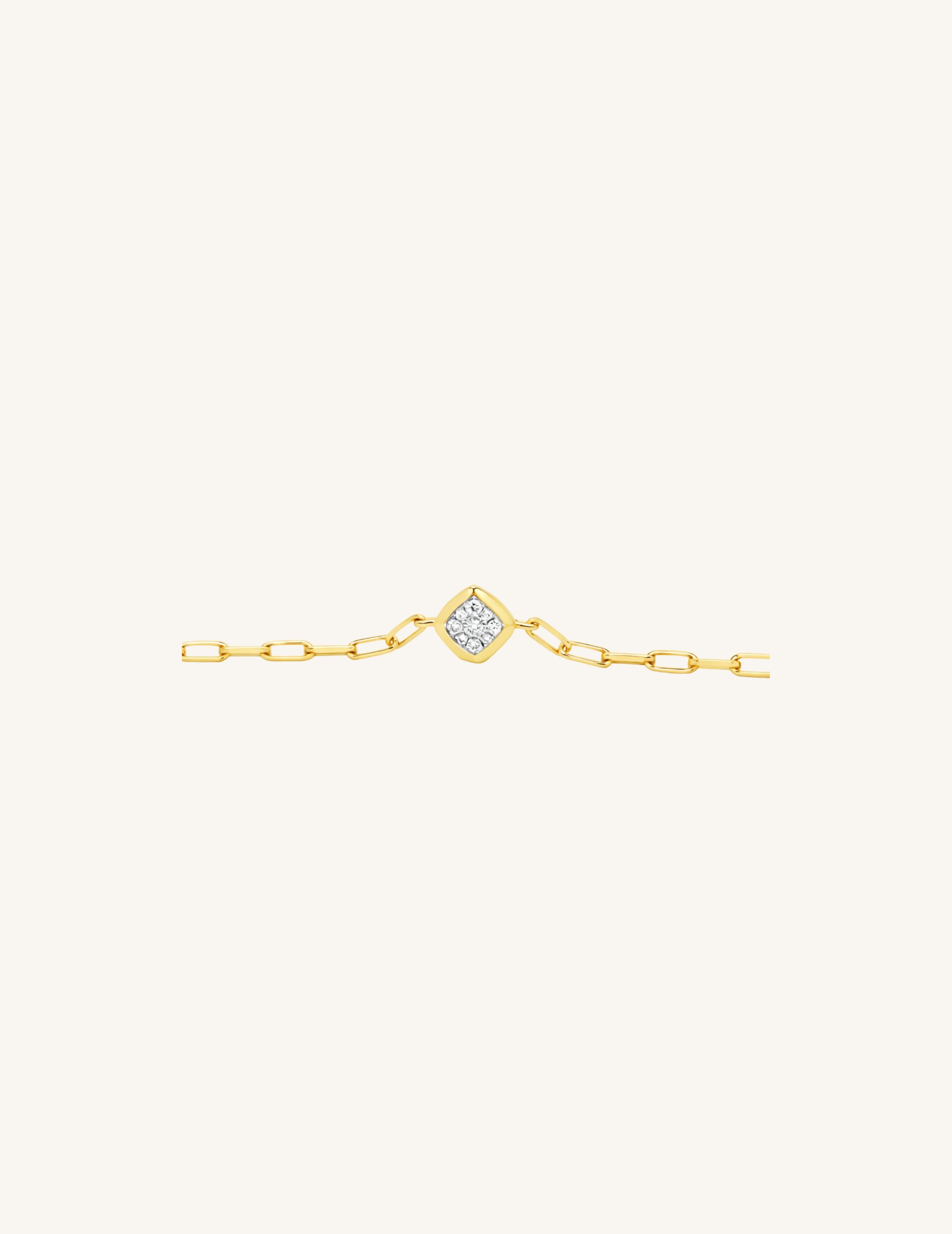 Pave Square Bracelet