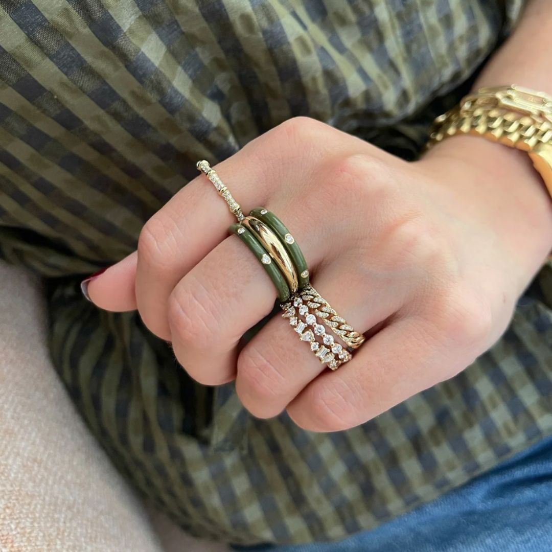 Enamel Stack Ring