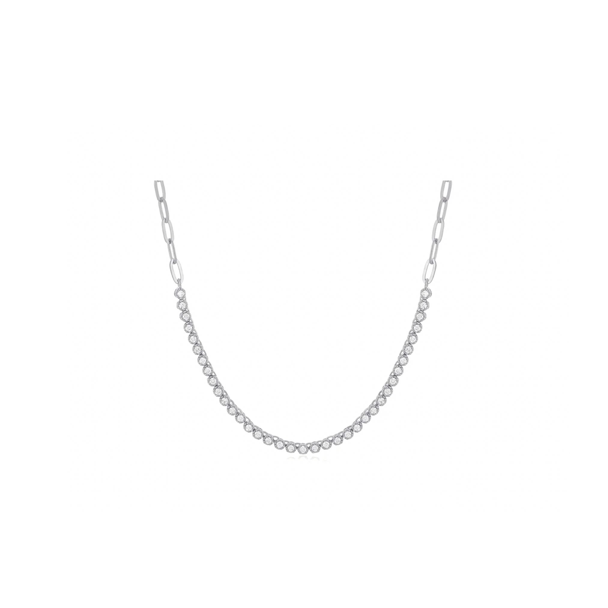 Diamond Link Chain Necklace