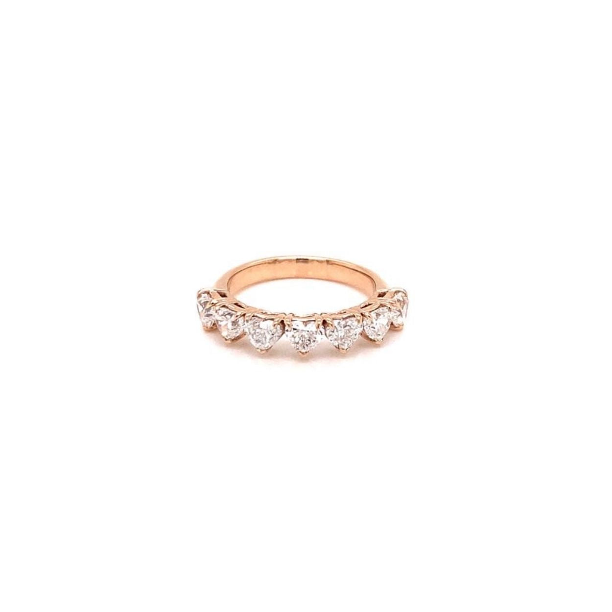 Heart Diamond Eternity Half Band