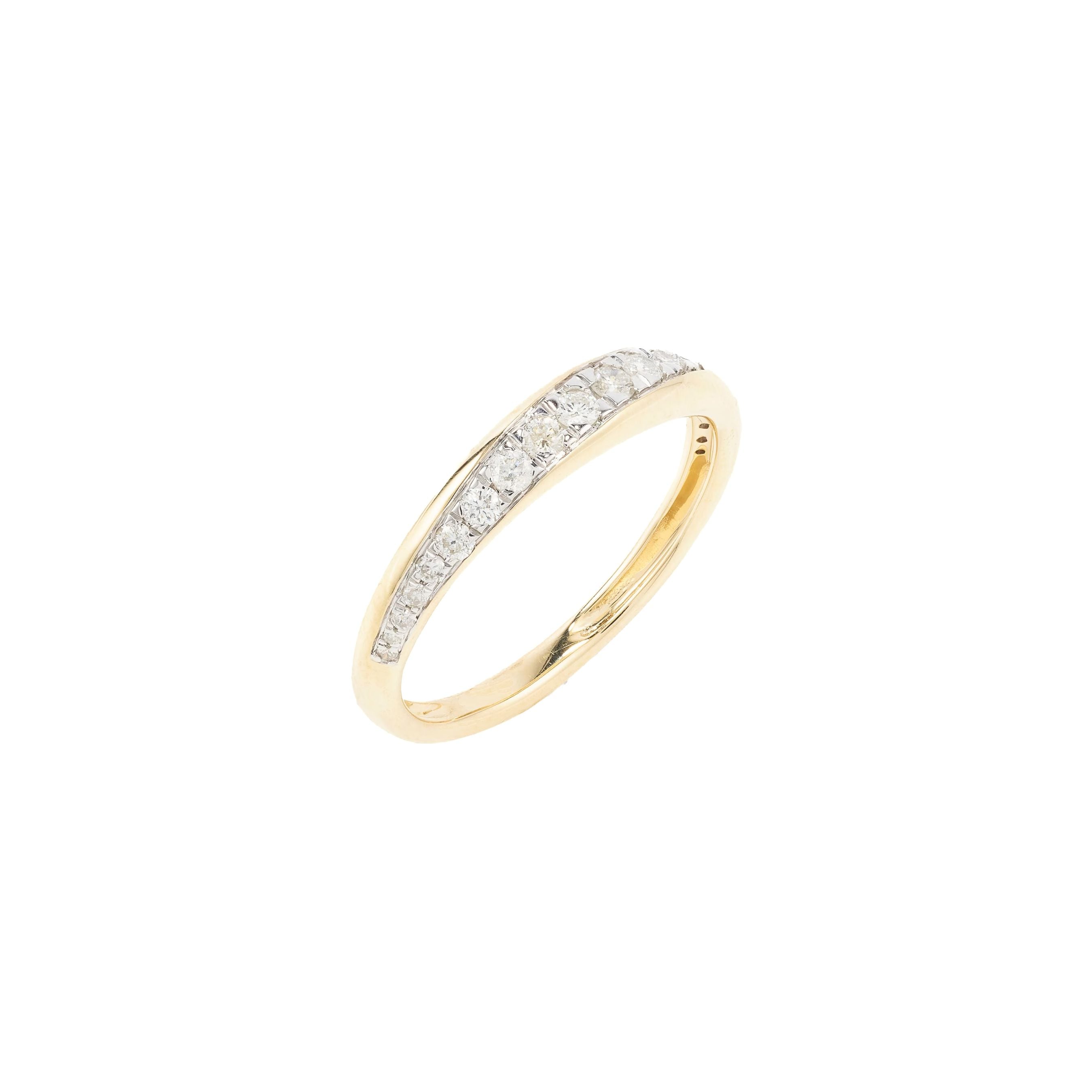 Twisted Diamond Ring