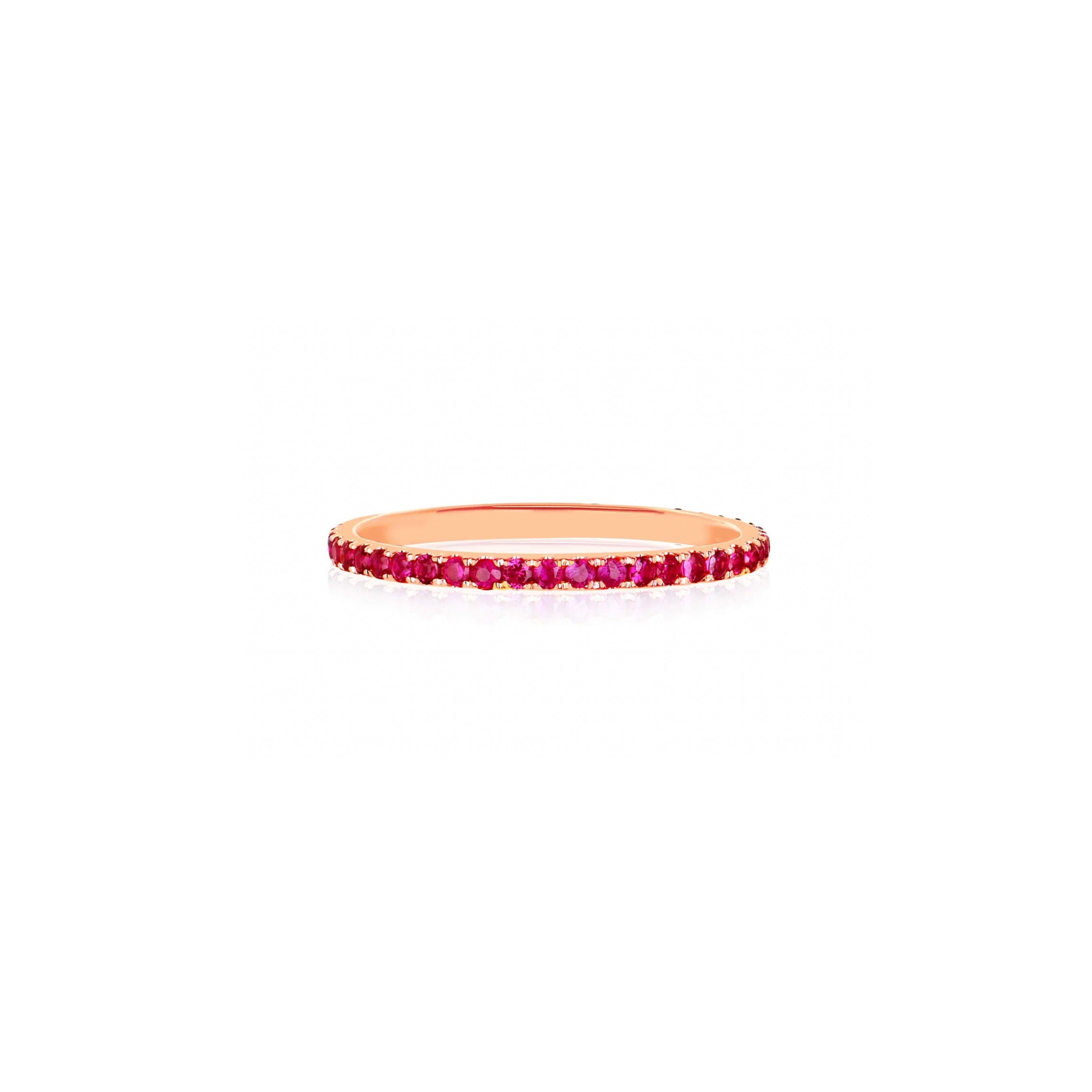 Ruby Eternity Ring