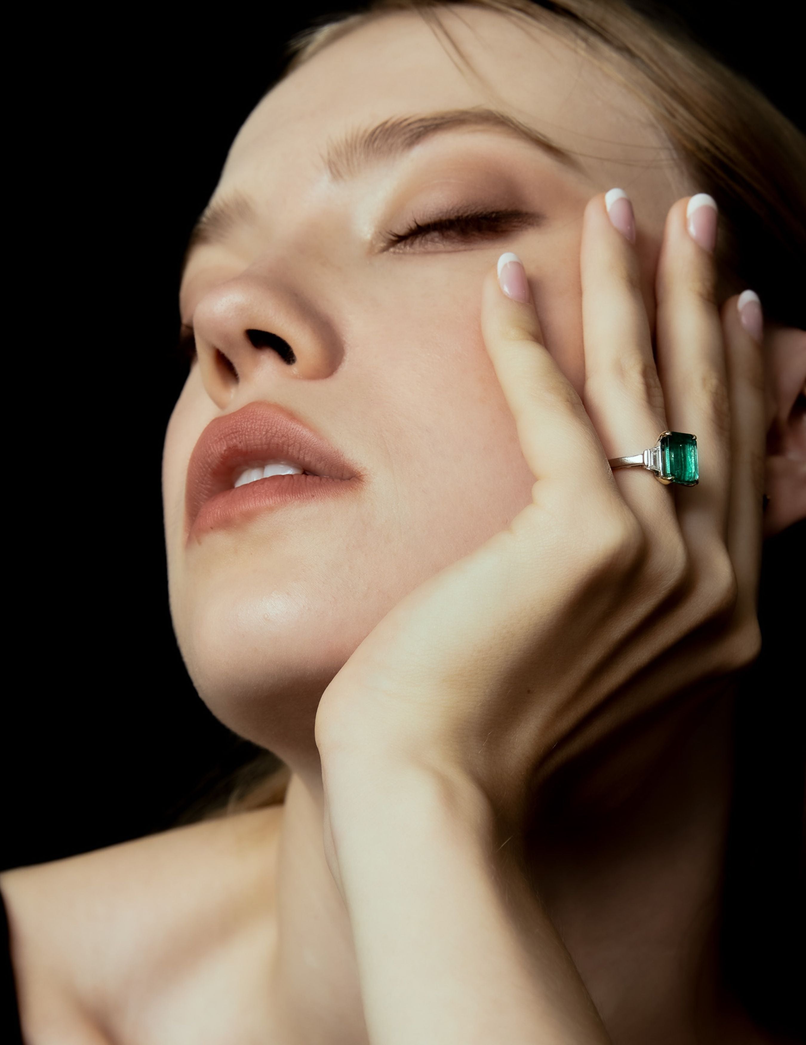 4.30cts Emerald Cut Ring