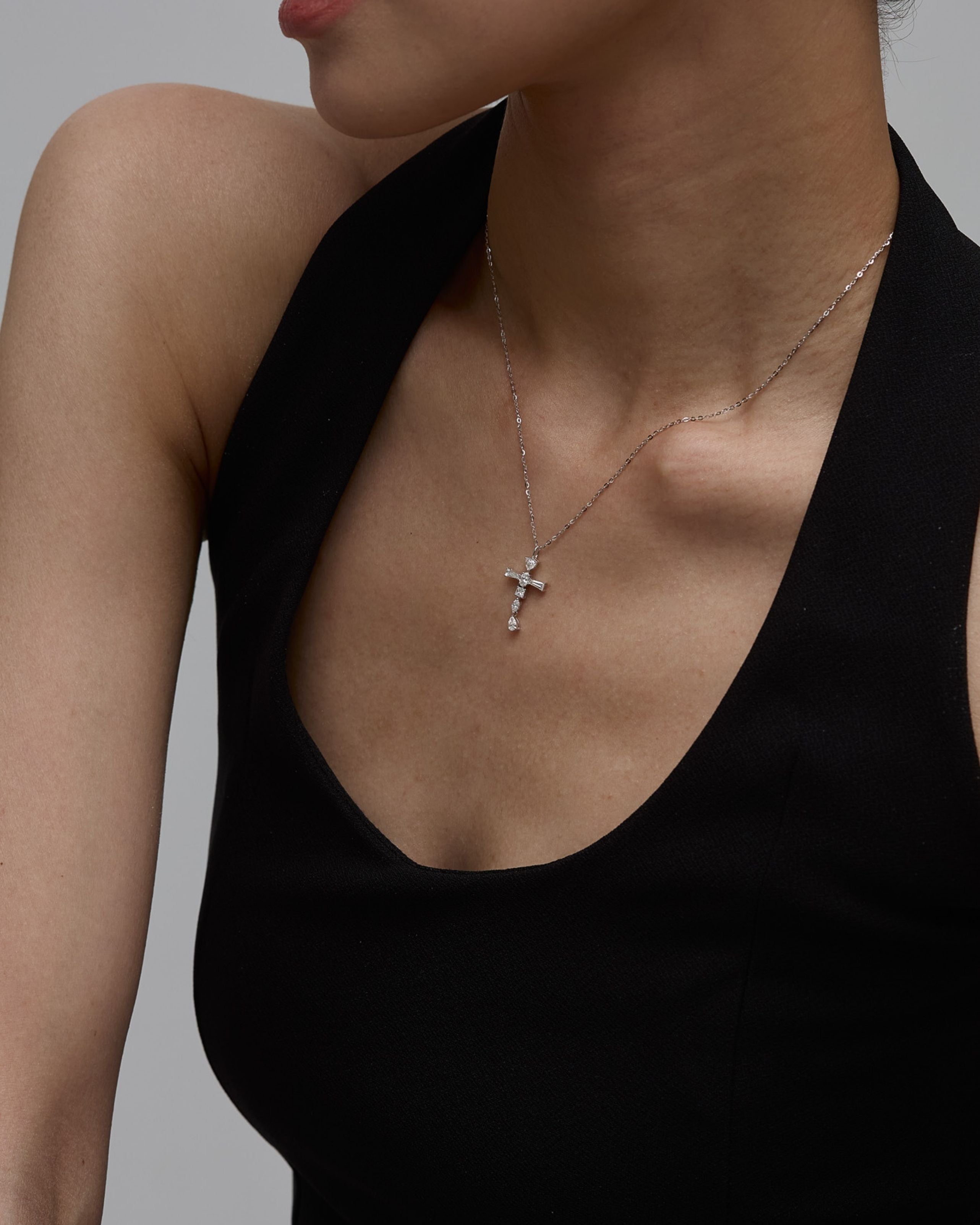 Diamond Cross Necklace