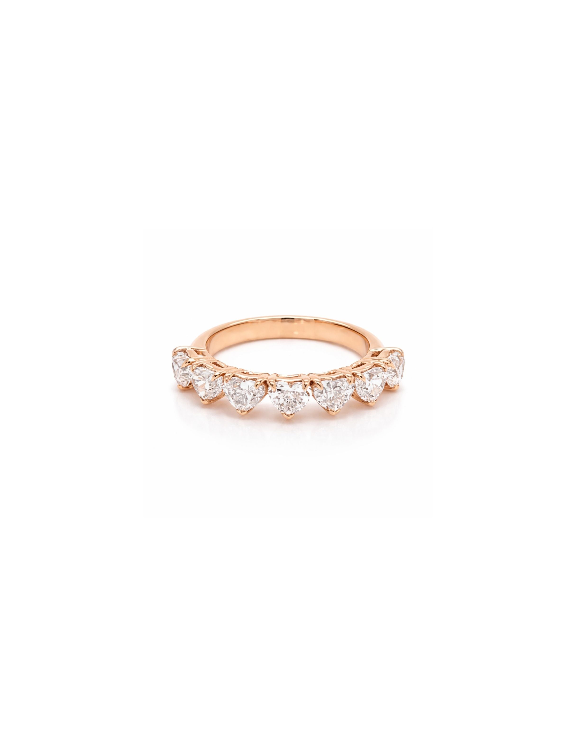 Heart Diamond Eternity Half Band