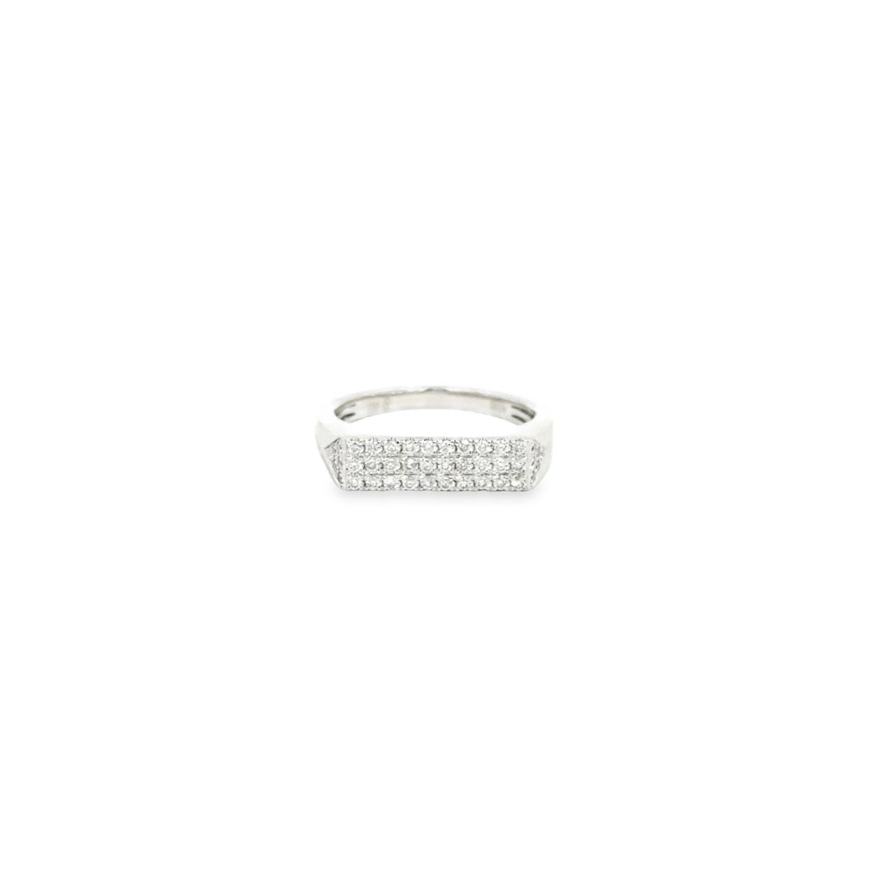 Diamond Bar Ring