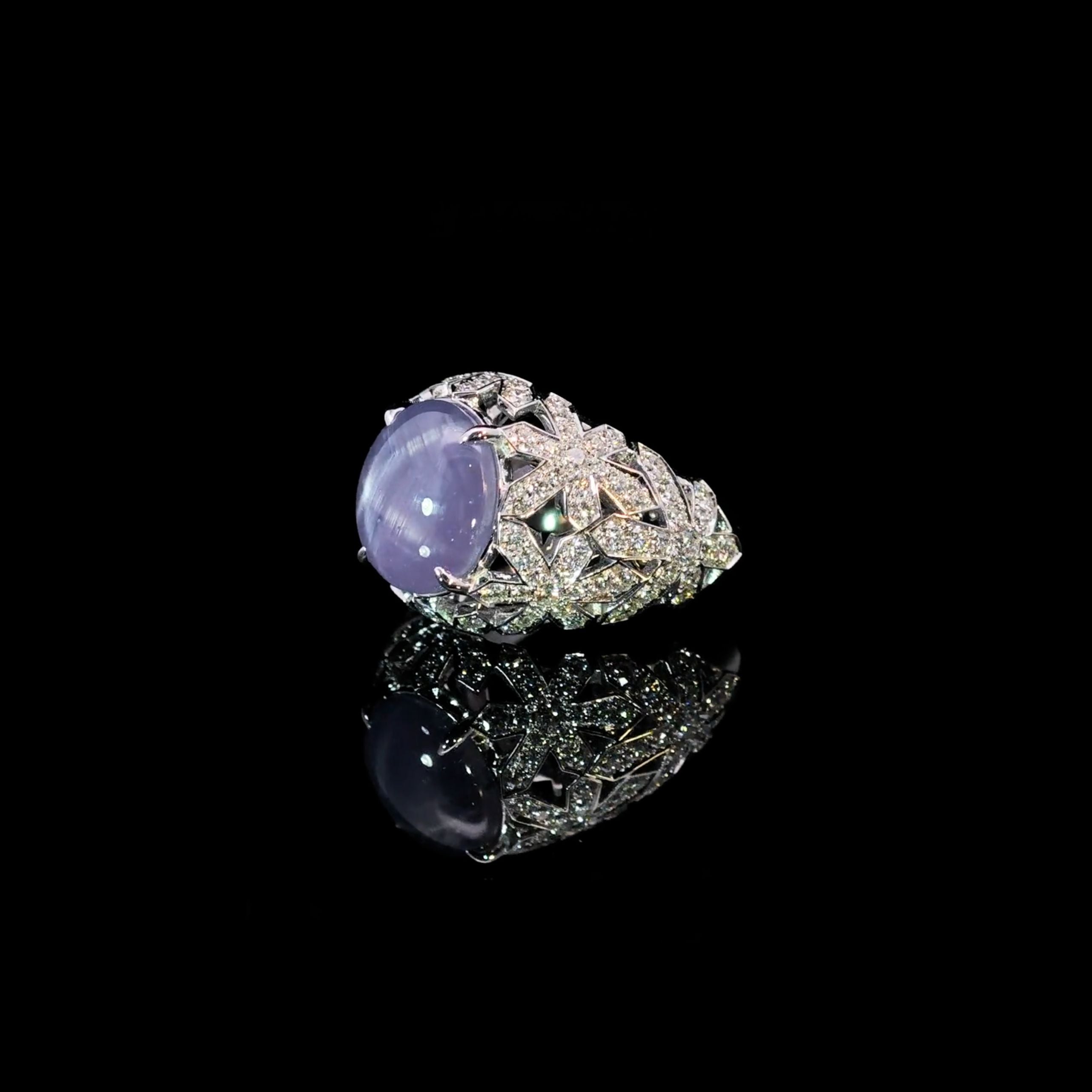 5.85ct Star Sapphire Ring