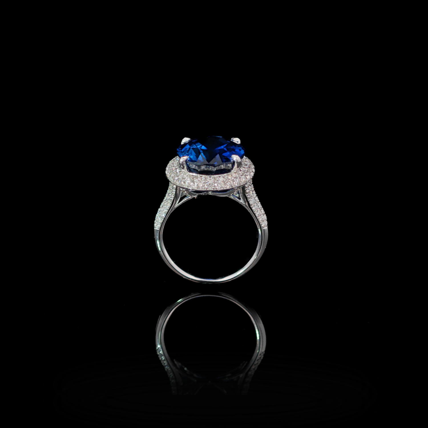 11.23ct Blue Sapphire Ring